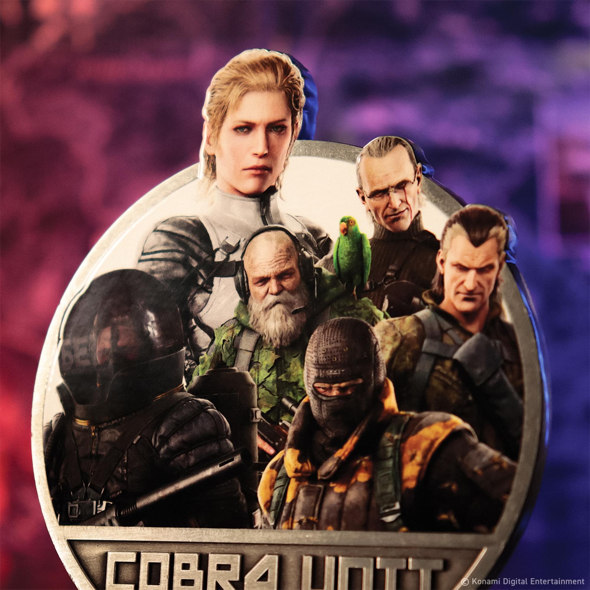 Metal Gear Solid Delta "Cobra Unit" Limited Edition Metal Medallion