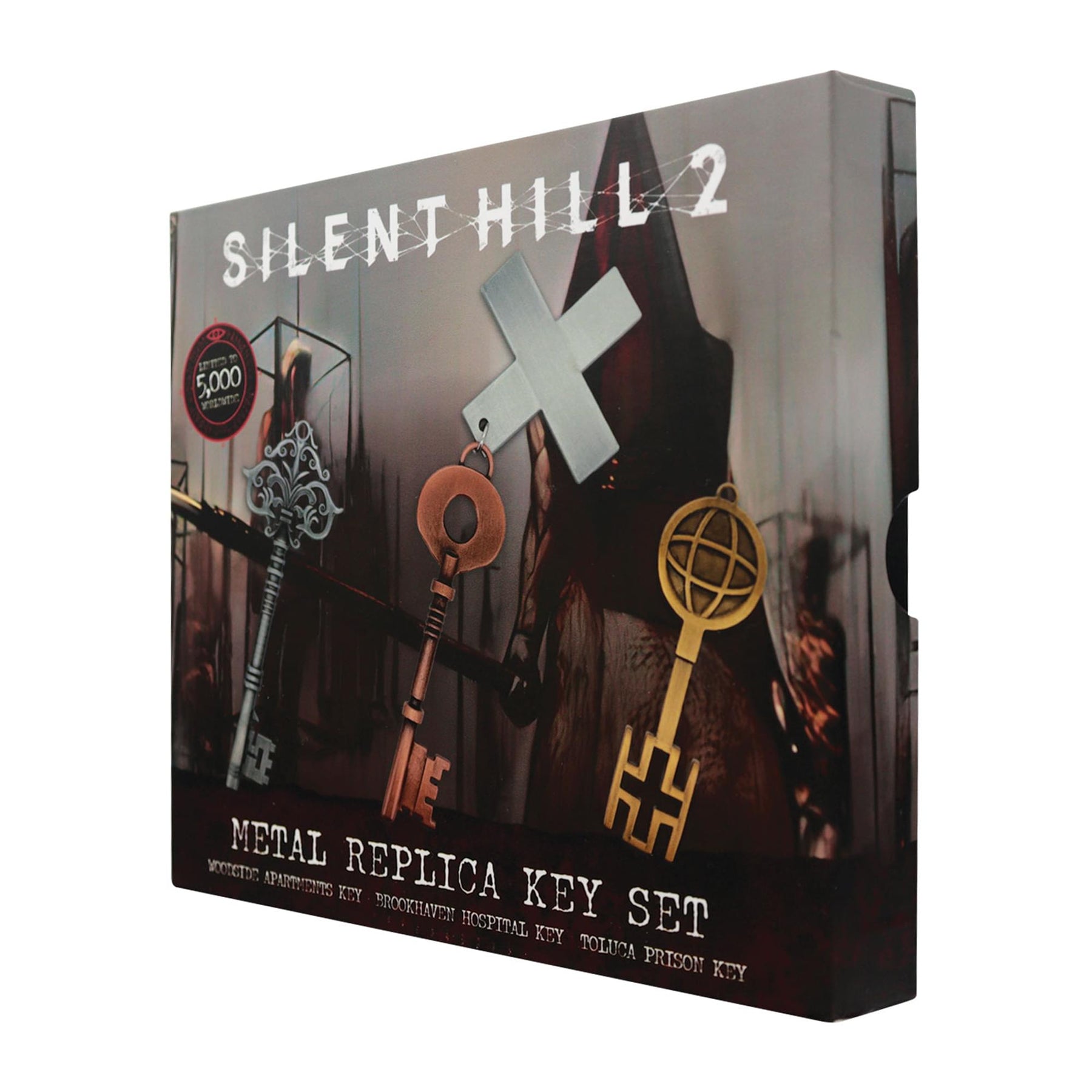 Silent Hill 2 Keys Limited Edition 3-Piece Metal Replica Set