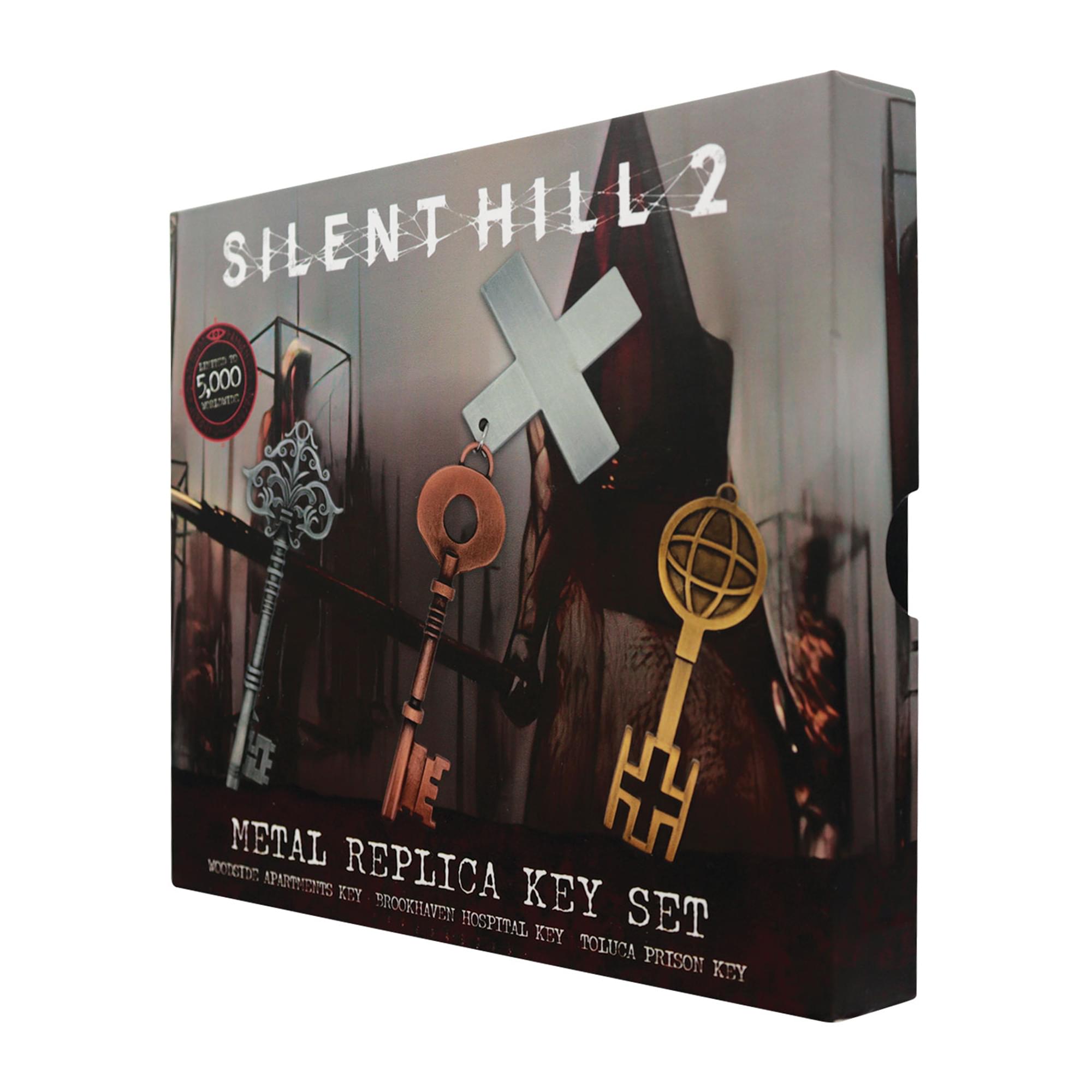 Silent Hill 2 Keys Limited Edition 3-Piece Metal Replica Set