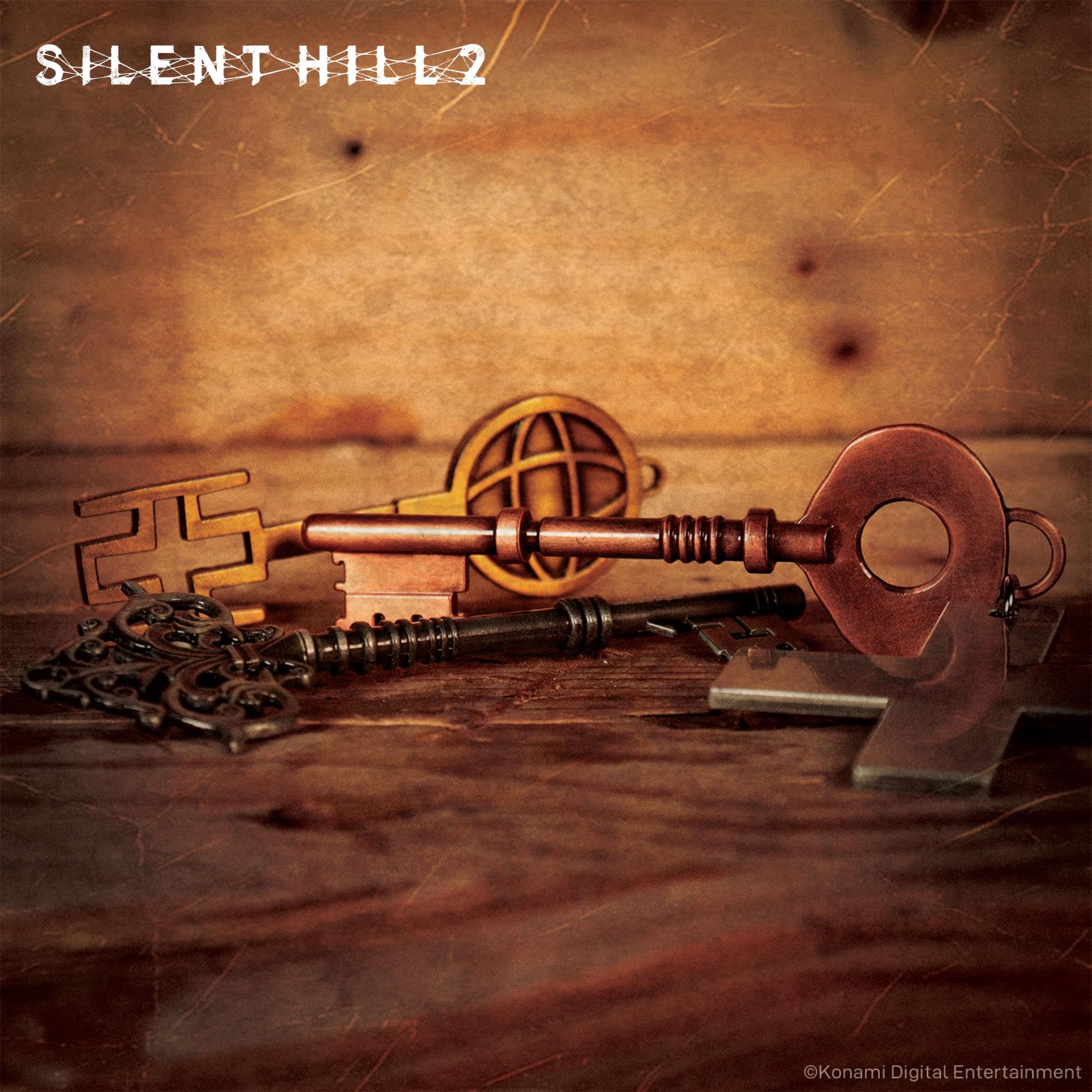 Silent Hill 2 Keys Limited Edition 3-Piece Metal Replica Set