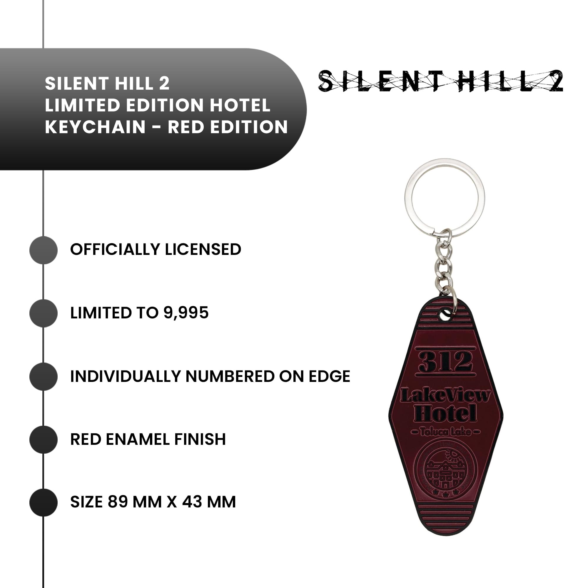Silent Hill 2 Limited Edition Lakeview Hotel Room 312 Replica Keychain
