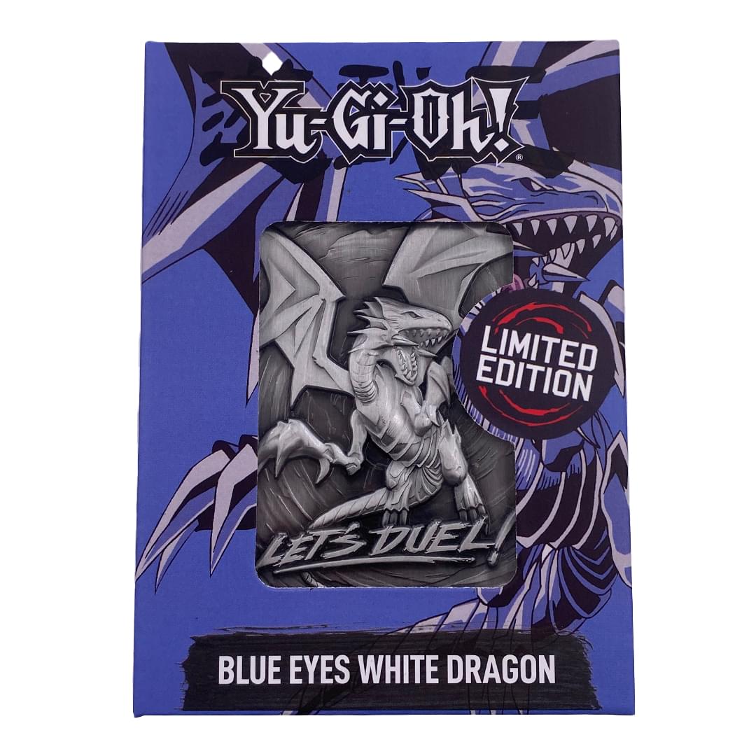 Yu-Gi-Oh! Limited Edition Embossed Metal Collector Card | Blue-Eyes White Dragon