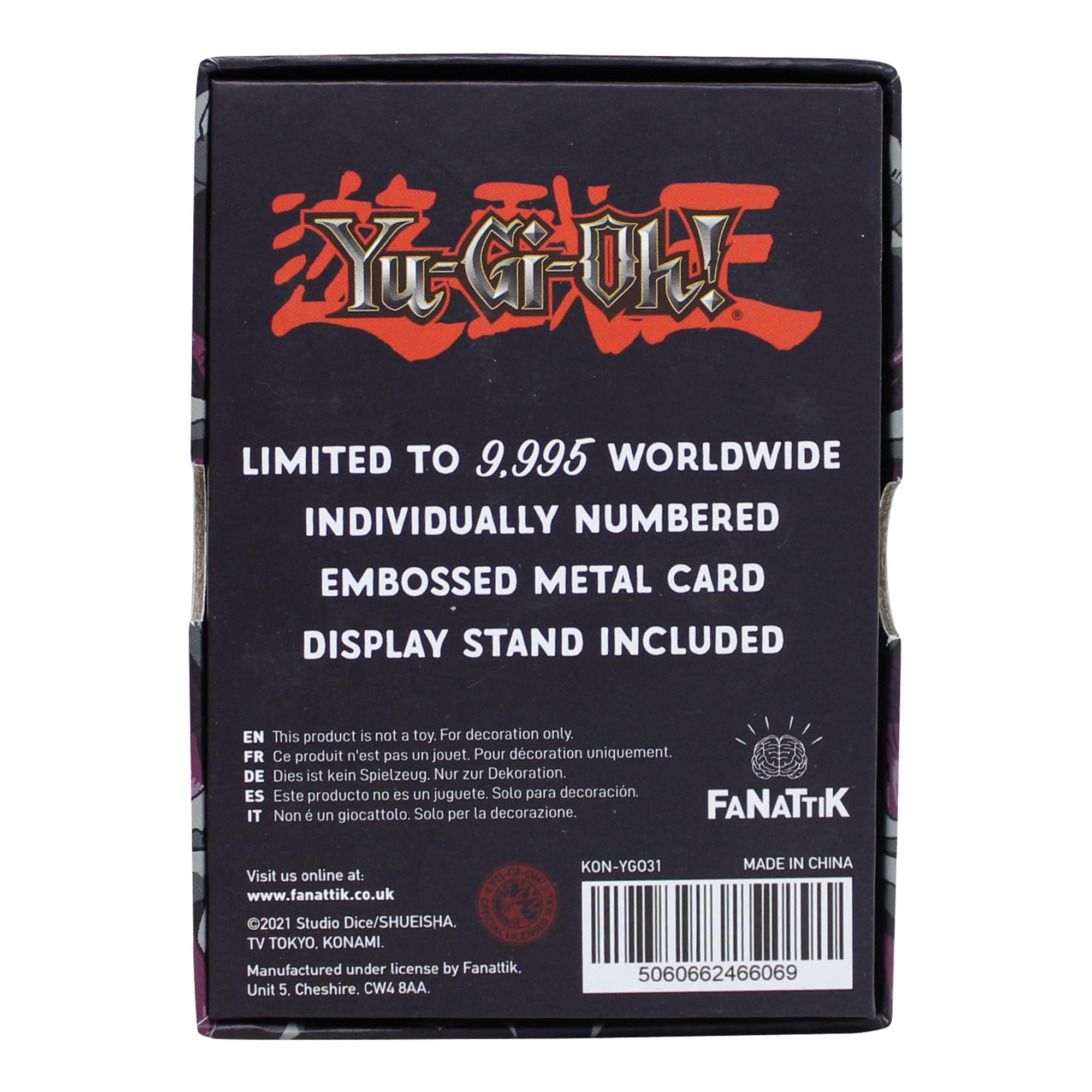 Yu-Gi-Oh! Limited Edition Summoned Skull Metal Card