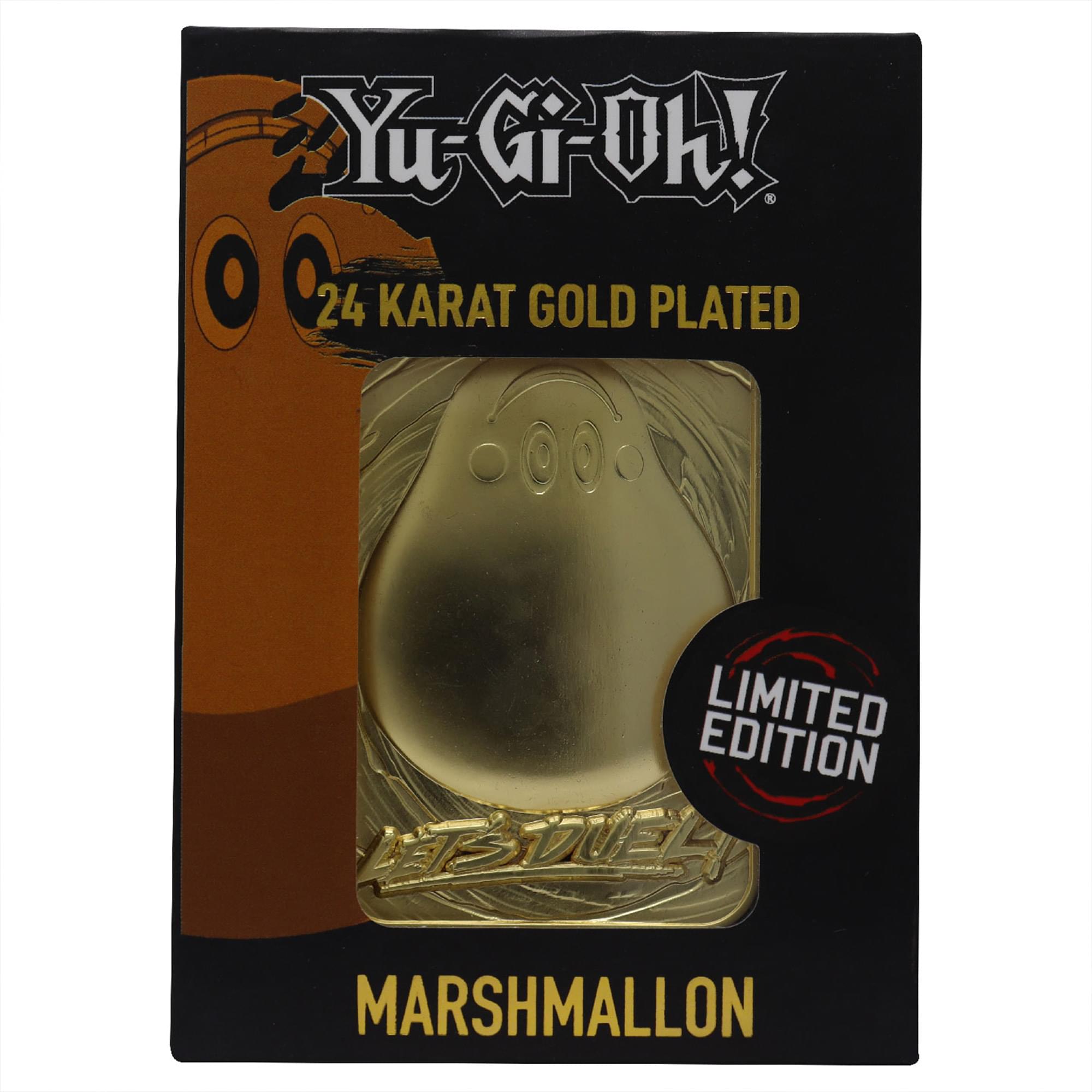 Yu-Gi-Oh! Limited Edition 24k Gold Plated Marshmallon Metal Card