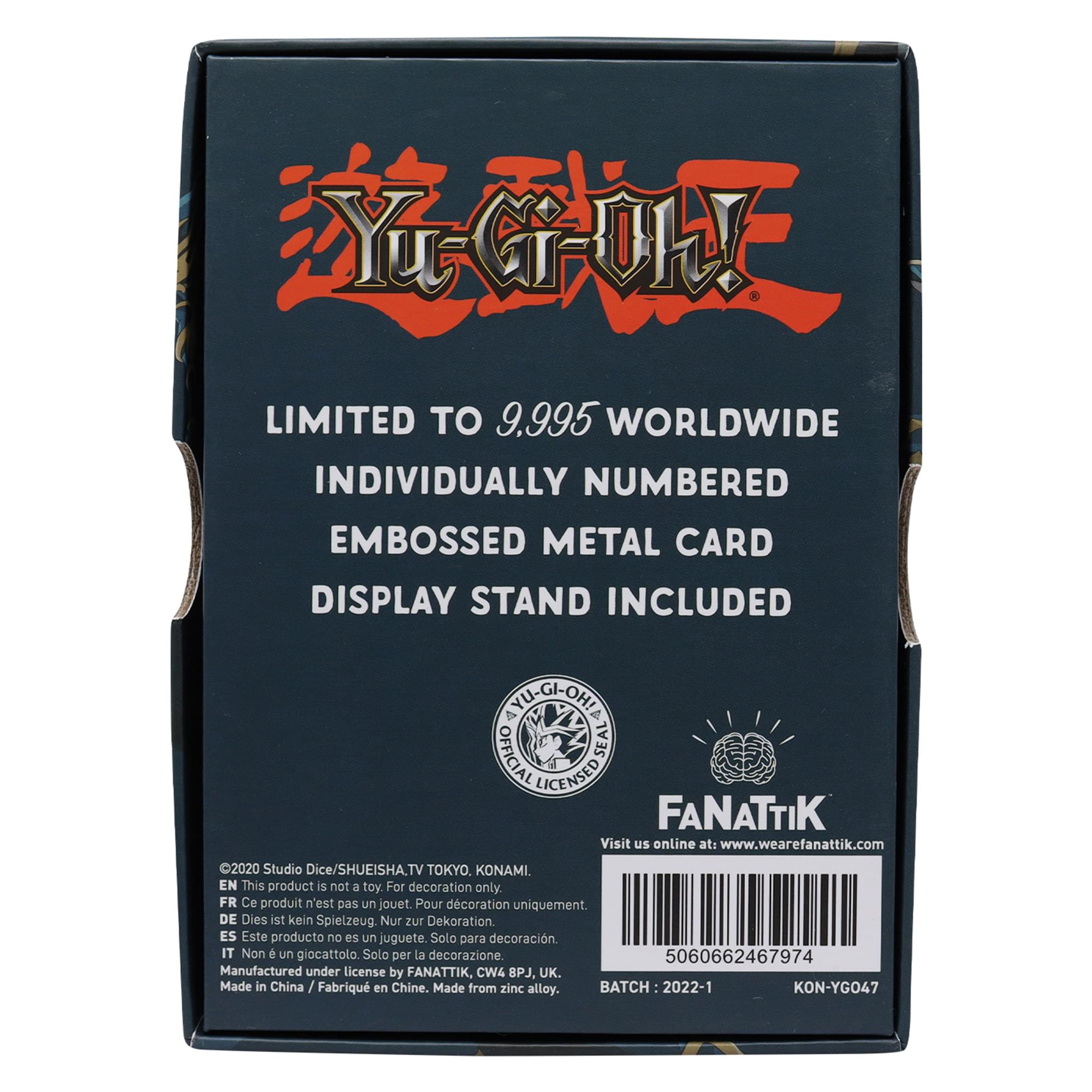 Yu-Gi-Oh! Limited Edition Dark Paladin Metal Card