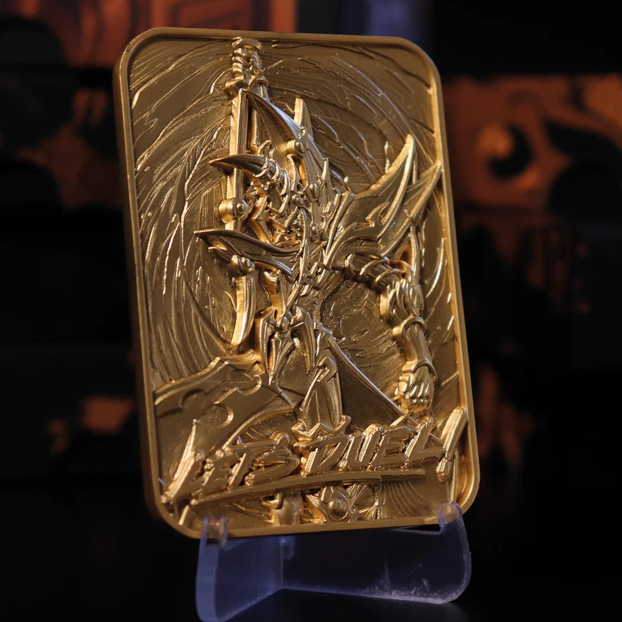 Yu-Gi-Oh! Limited Edition 24k Gold Plated Metal Card | Dark Paladin