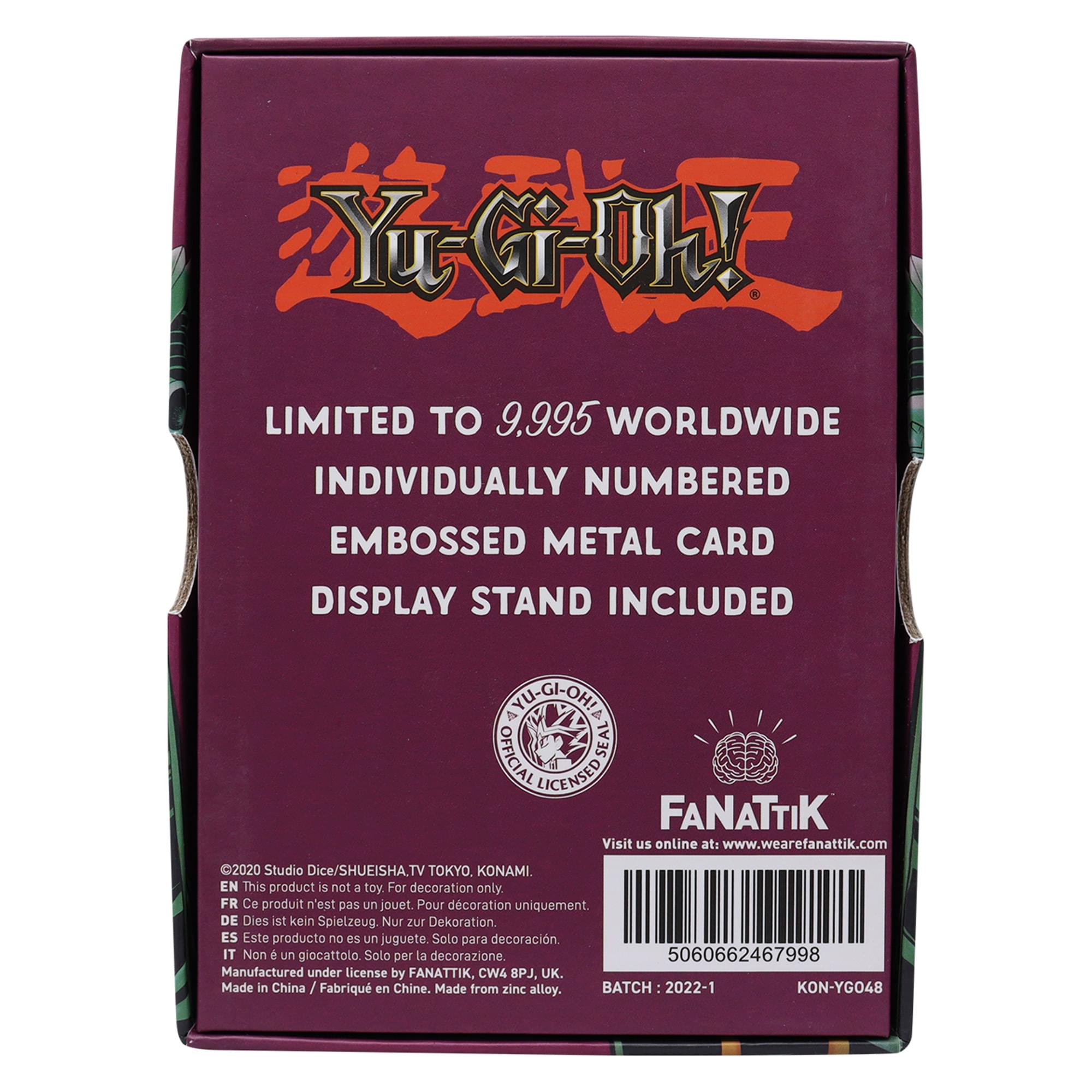 Yu-Gi-Oh! Limited Edition Jinzo Metal Card