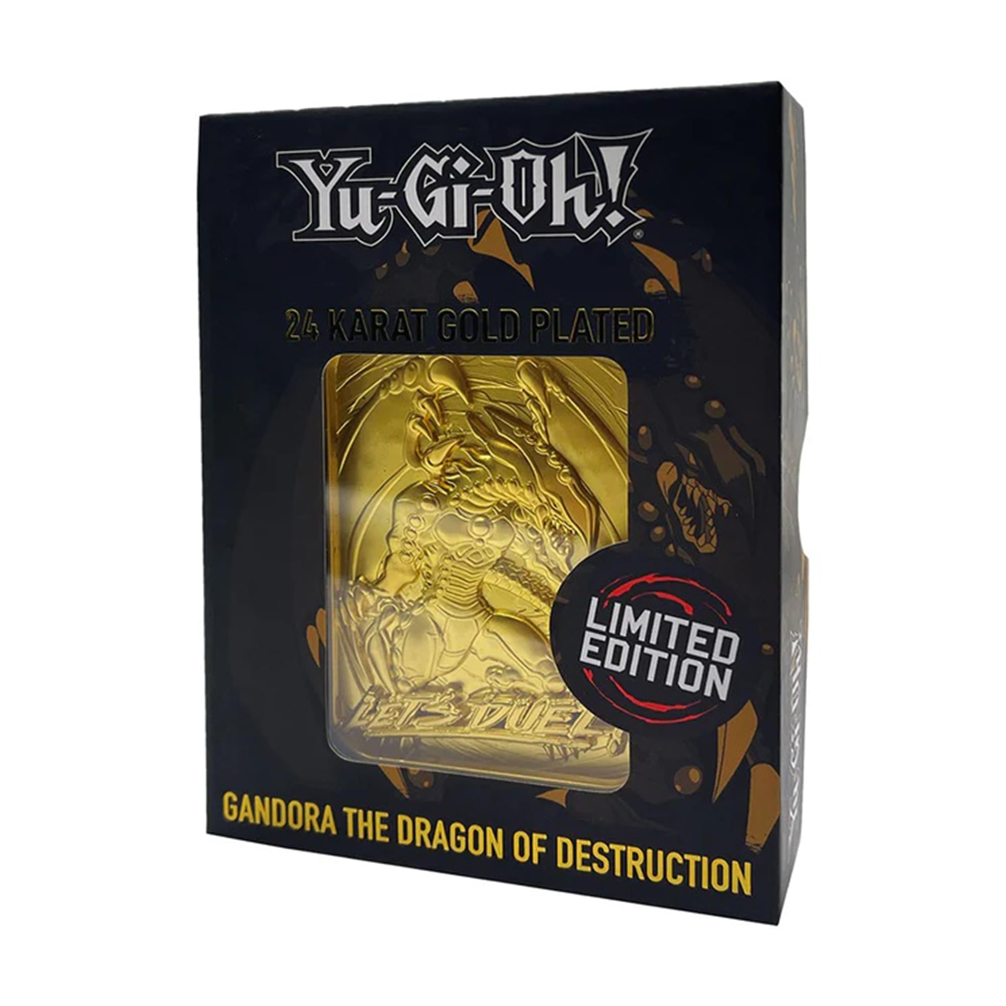 Yu-Gi-Oh! Limited Edition 24k Gold Plated Metal Card | Gandra Dragon