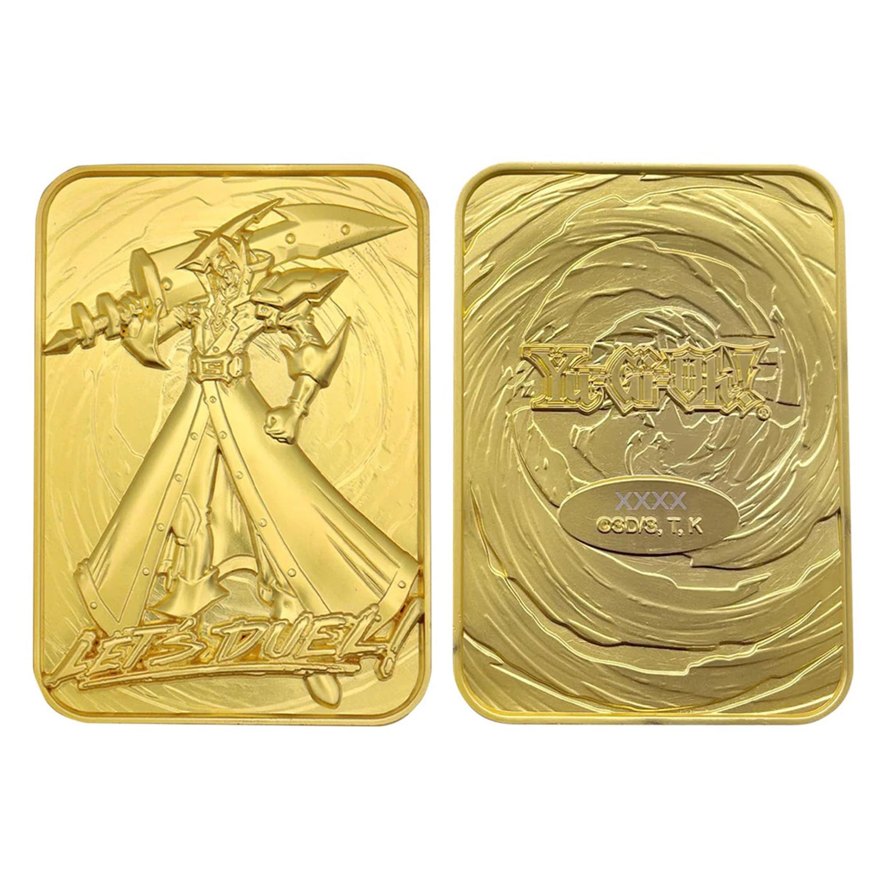 Yu-Gi-Oh! Limited Edition 24k Gold Plated Metal Card | Silent Swordsman
