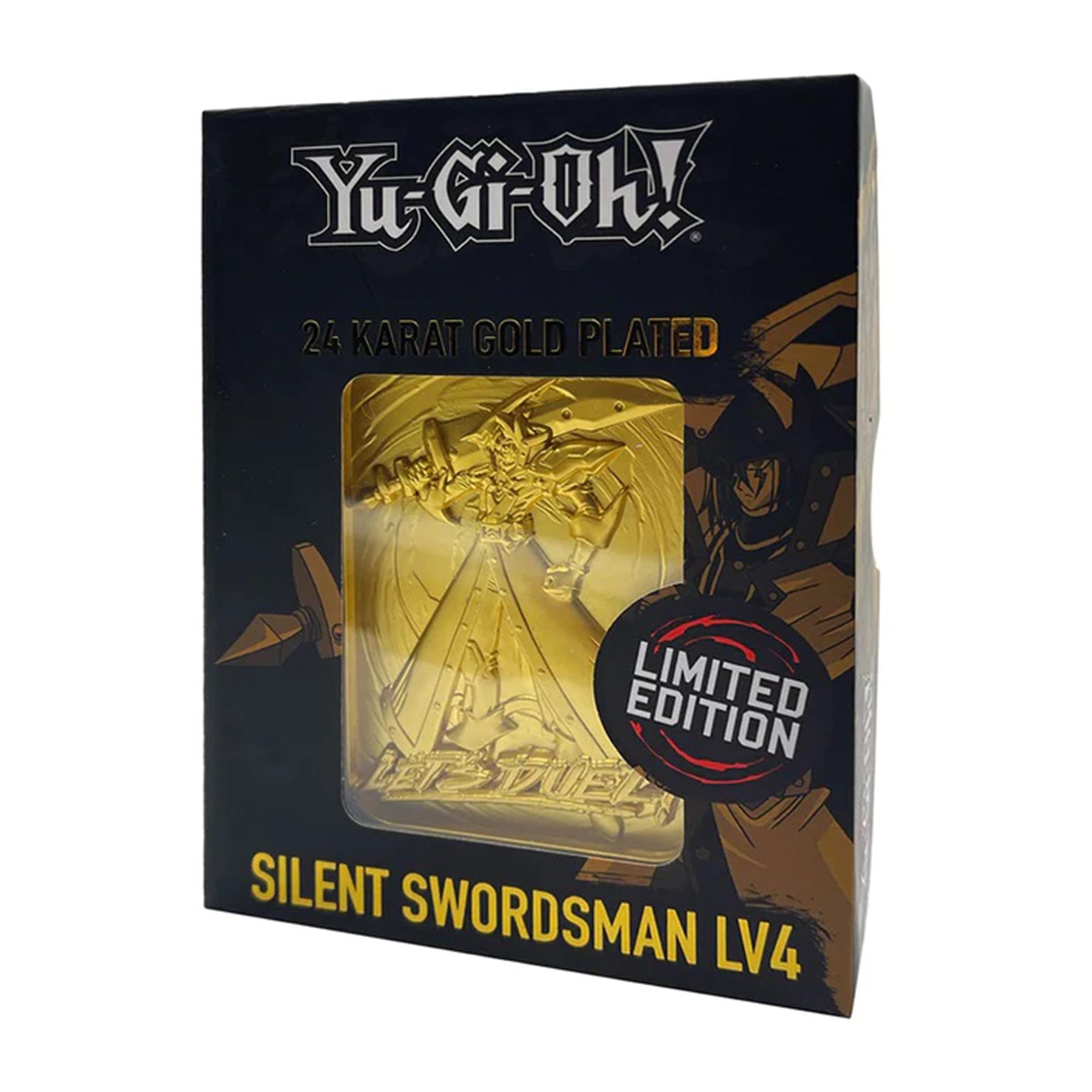 Yu-Gi-Oh! Limited Edition 24k Gold Plated Metal Card | Silent Swordsman