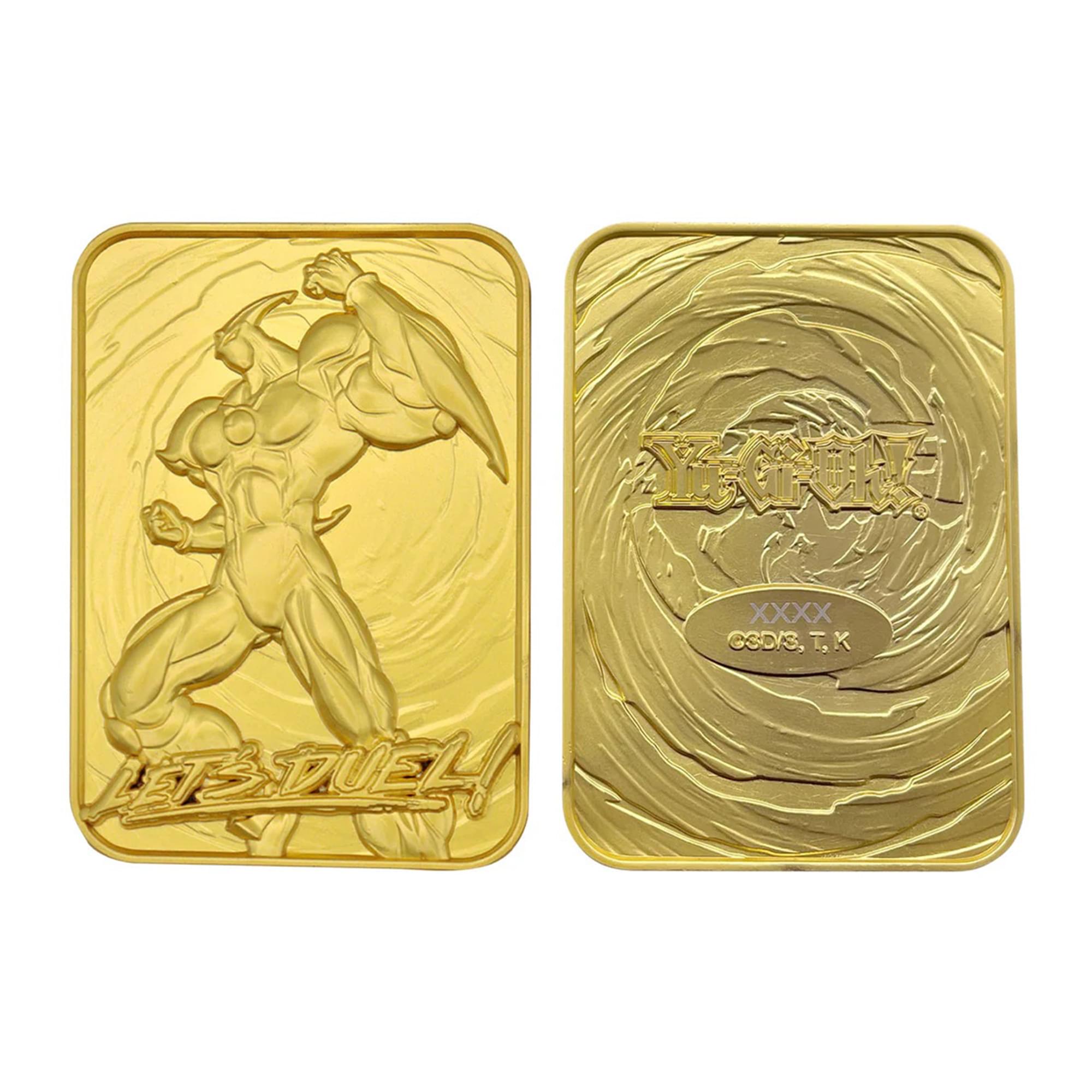 Yu-Gi-Oh! Elemental Hero Neos 24K Gold Plated Ingot