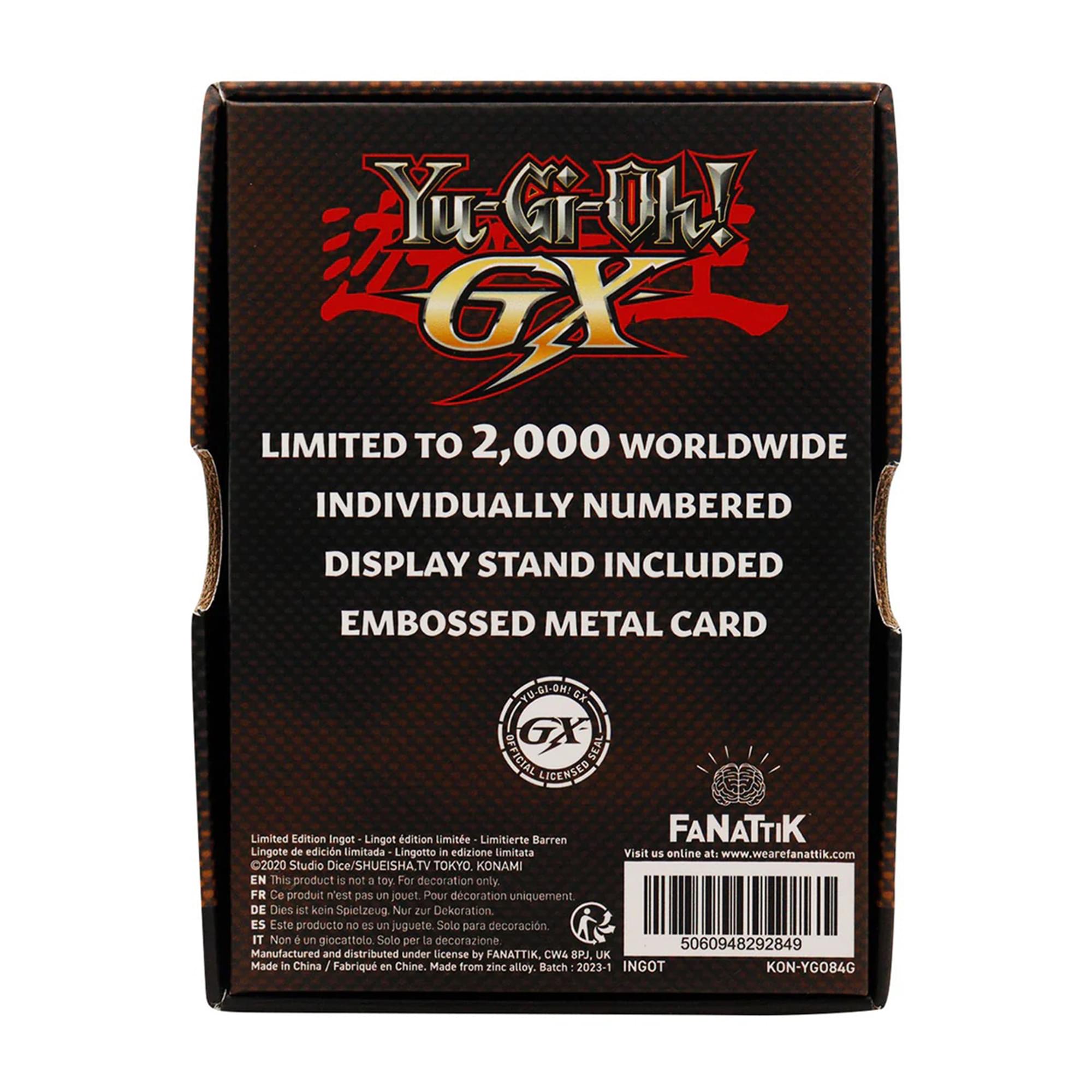 Yu-Gi-Oh! Elemental Hero Burstinatrix 24K Gold Plated Ingot