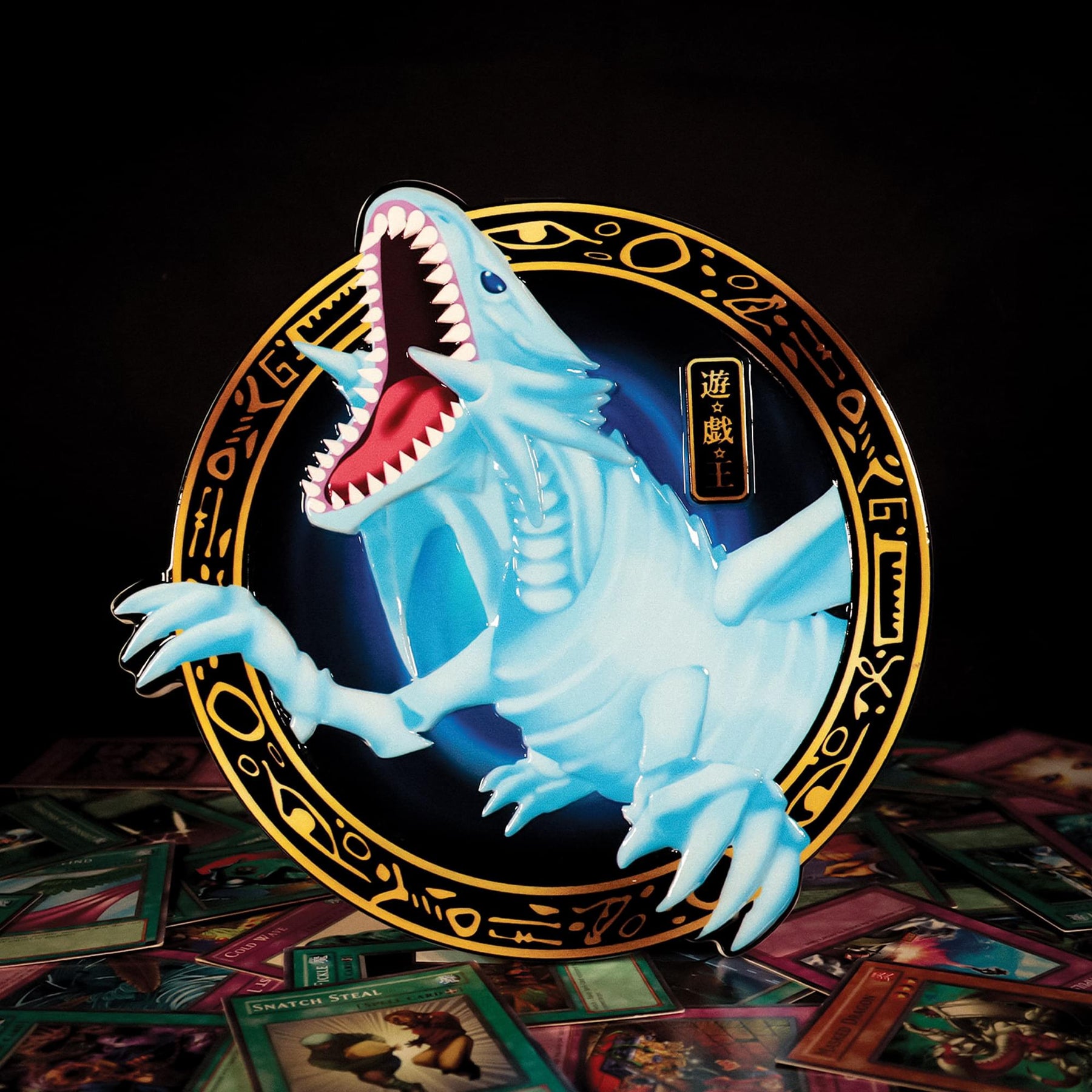 Yu-Gi-Oh! Blue-Eyes White Dragon Limited Edition Resin Plaque | 7.5 x 8 Inches