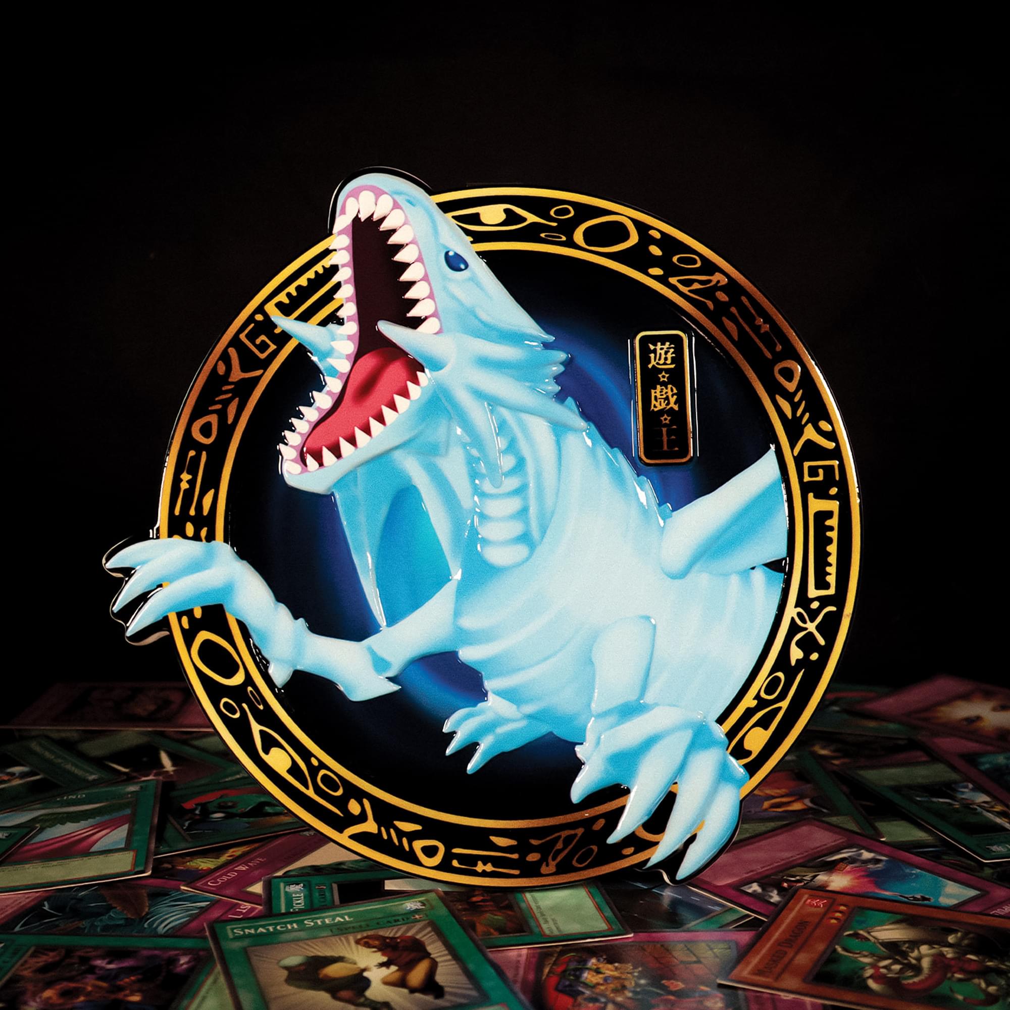 Yu-Gi-Oh! Blue-Eyes White Dragon Limited Edition Resin Plaque | 7.5 x 8 Inches