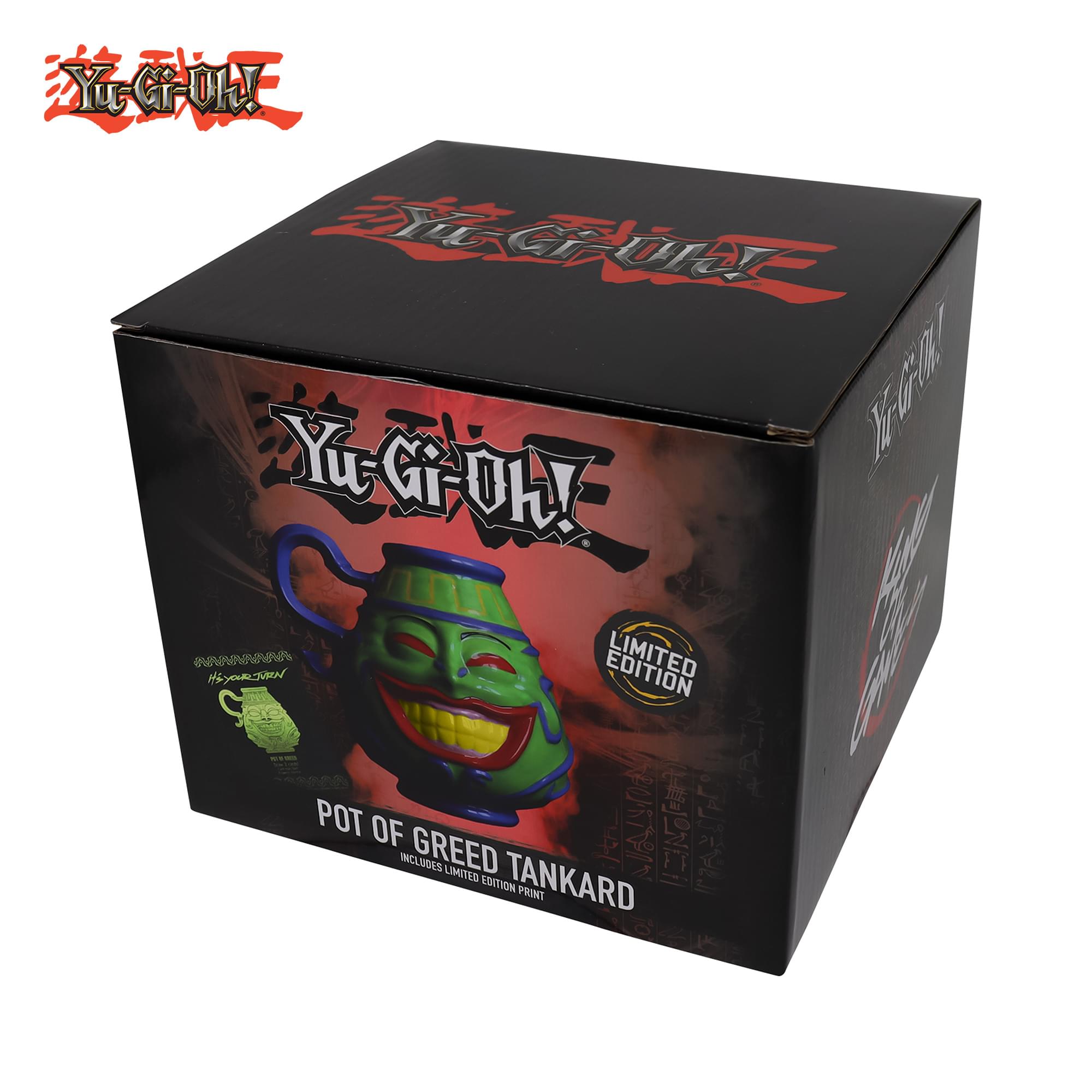 Yu-Gi-Oh! Pot Of Greed Limited Edition 20-Ounce Ceramic Tankard
