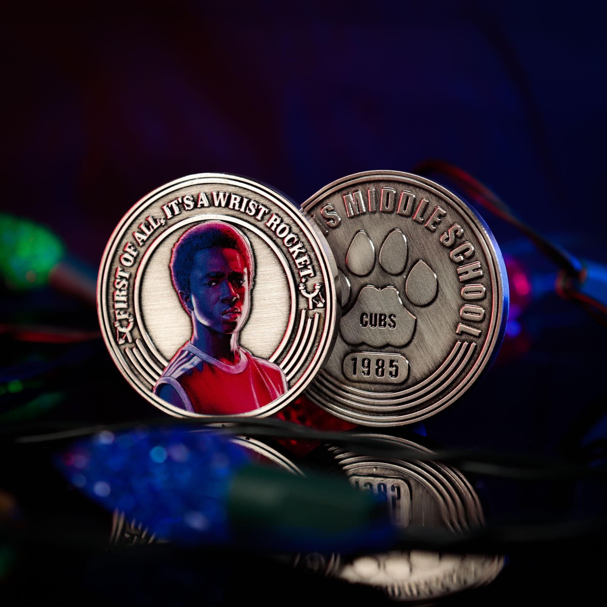 Stranger Things Hawkins Middle School Yearbook Coin Album Replica