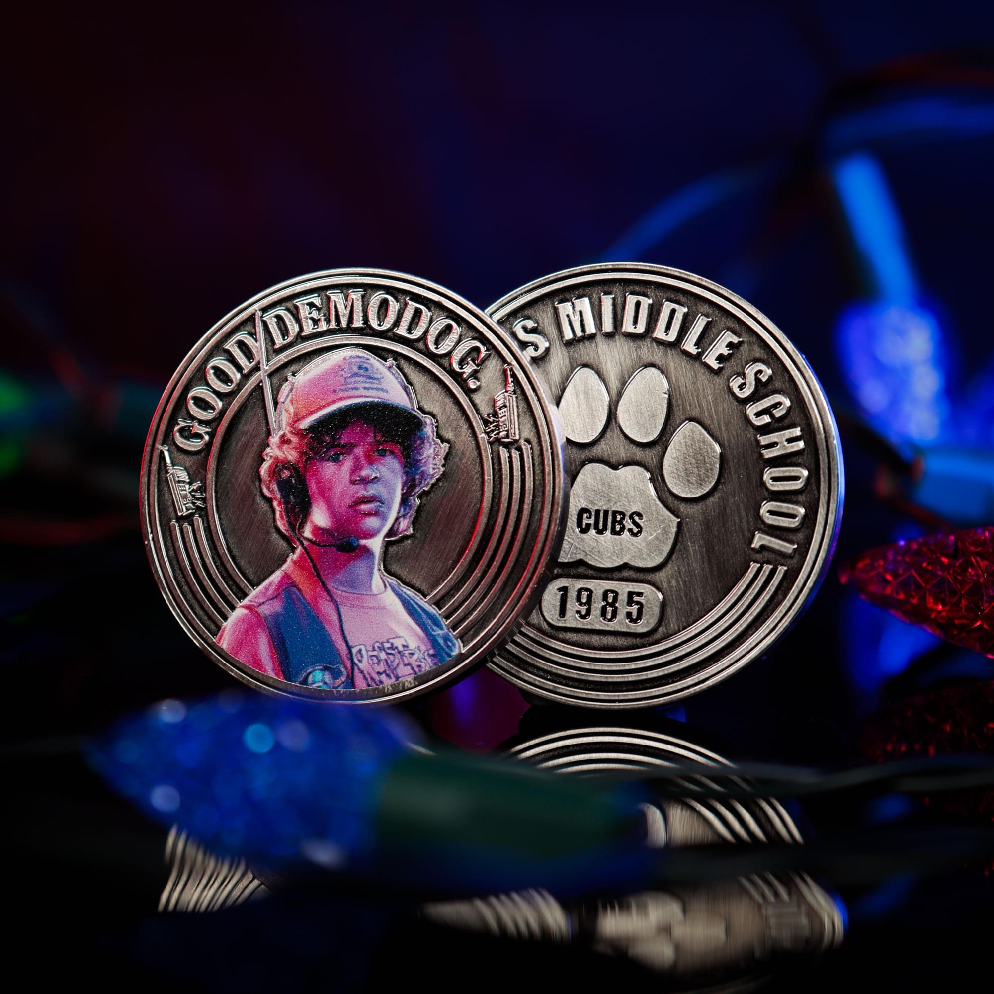 Stranger Things Hawkins Middle School Yearbook Coin Album Replica
