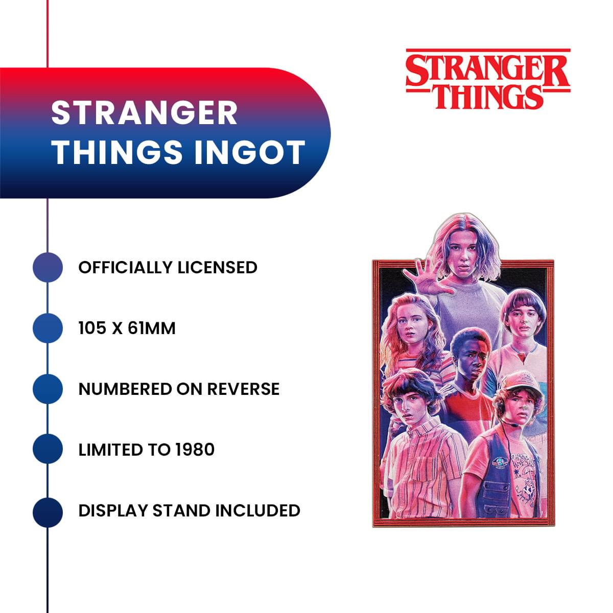Stranger Things "The Party" Limited Edition Metal Ingot