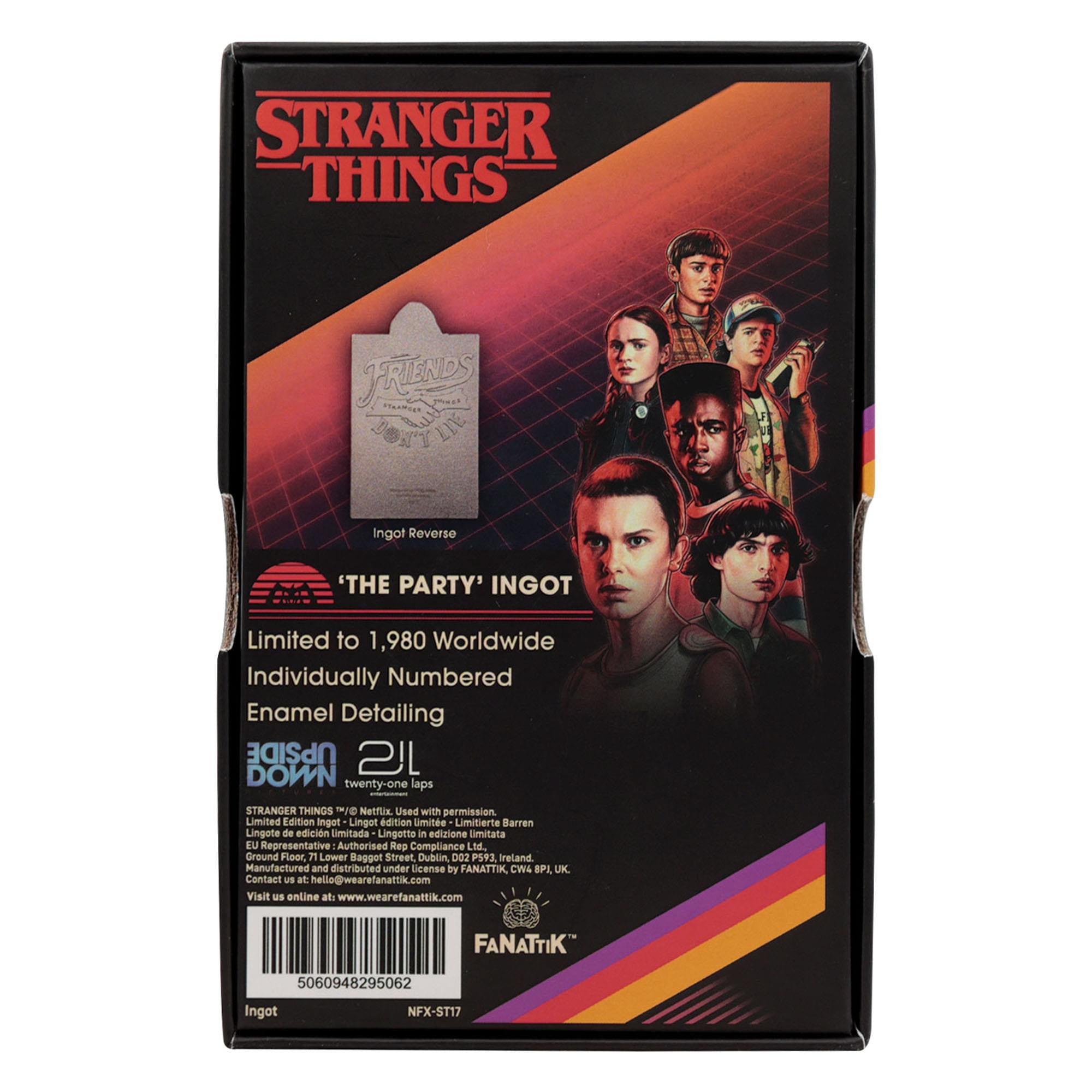 Stranger Things "The Party" Limited Edition Metal Ingot