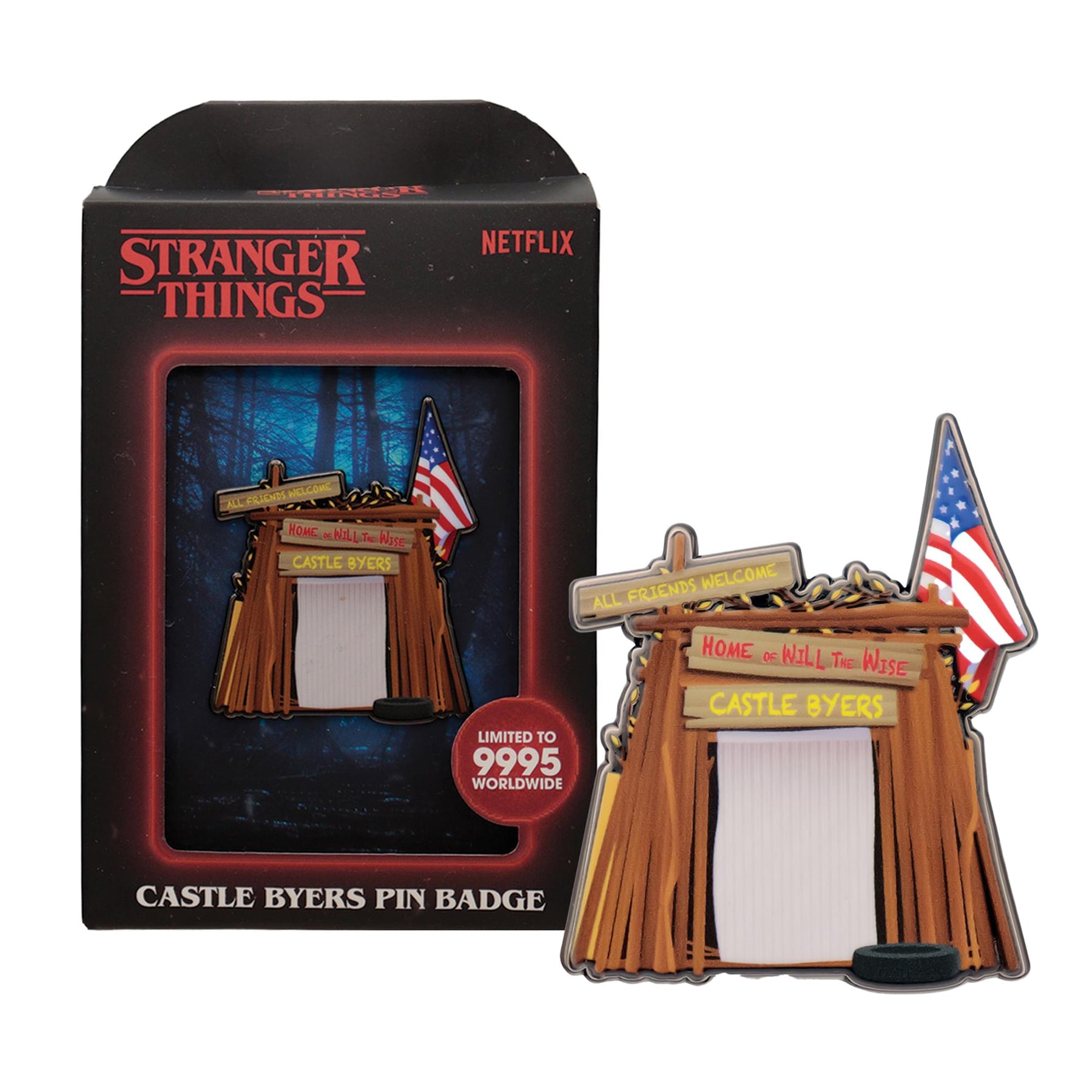 Stranger Things "Castle Byers" Limited Edition Enamel Pin