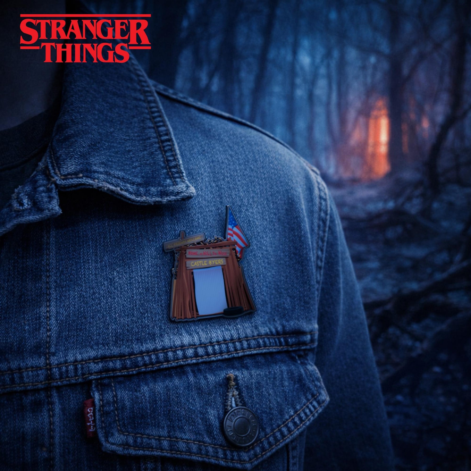 Stranger Things "Castle Byers" Limited Edition Enamel Pin