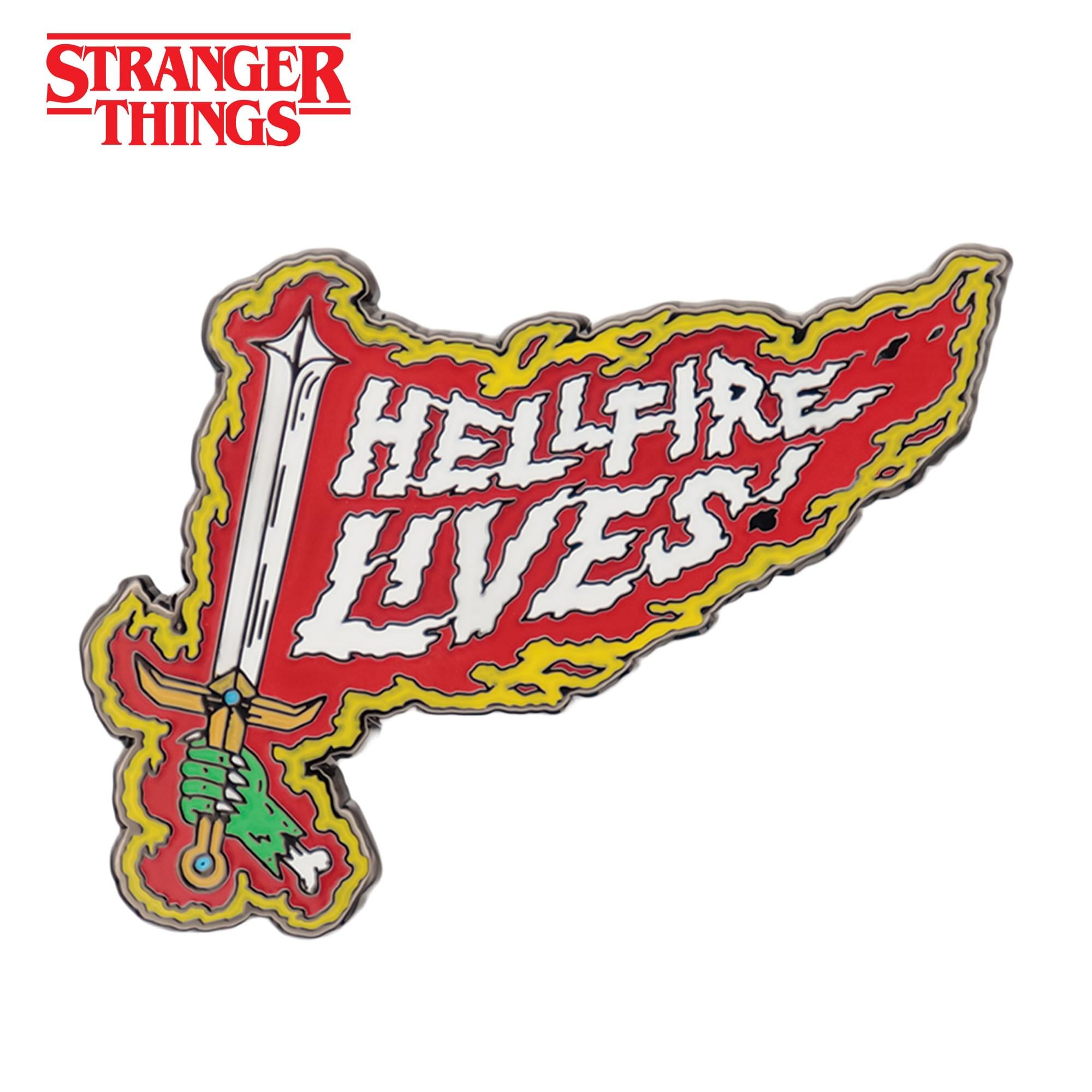 Stranger Things "Hellfire Lives" Limited Edition Enamel Pin
