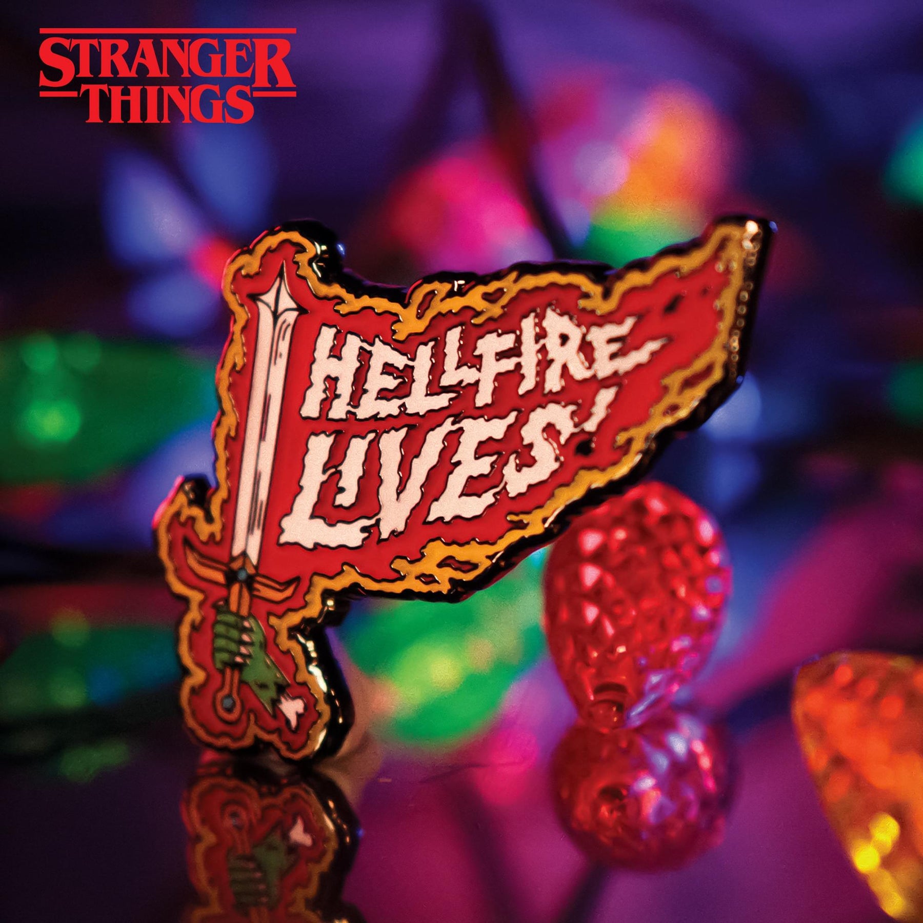 Stranger Things "Hellfire Lives" Limited Edition Enamel Pin