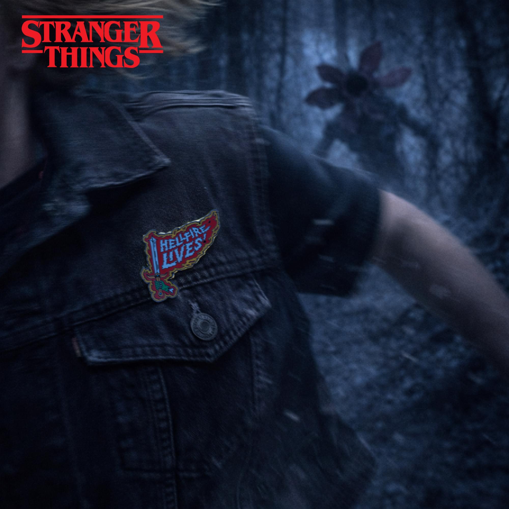 Stranger Things "Hellfire Lives" Limited Edition Enamel Pin