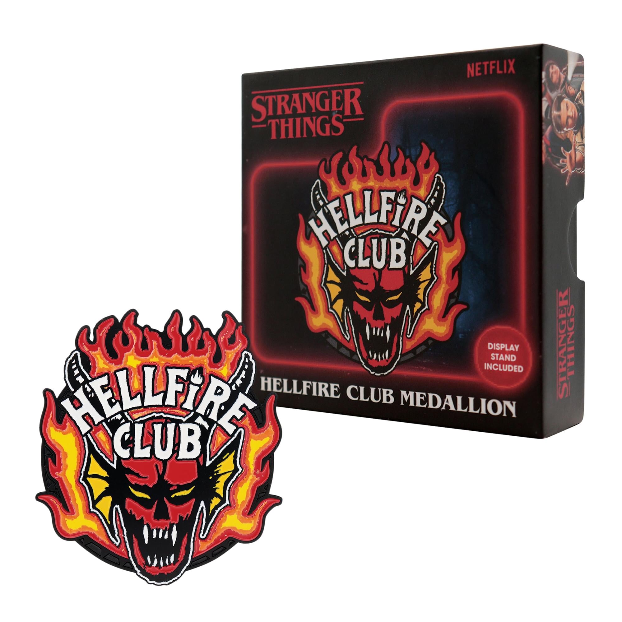 Stranger Things "Hellfire Club" Limited Edition Embossed Metal Medallion