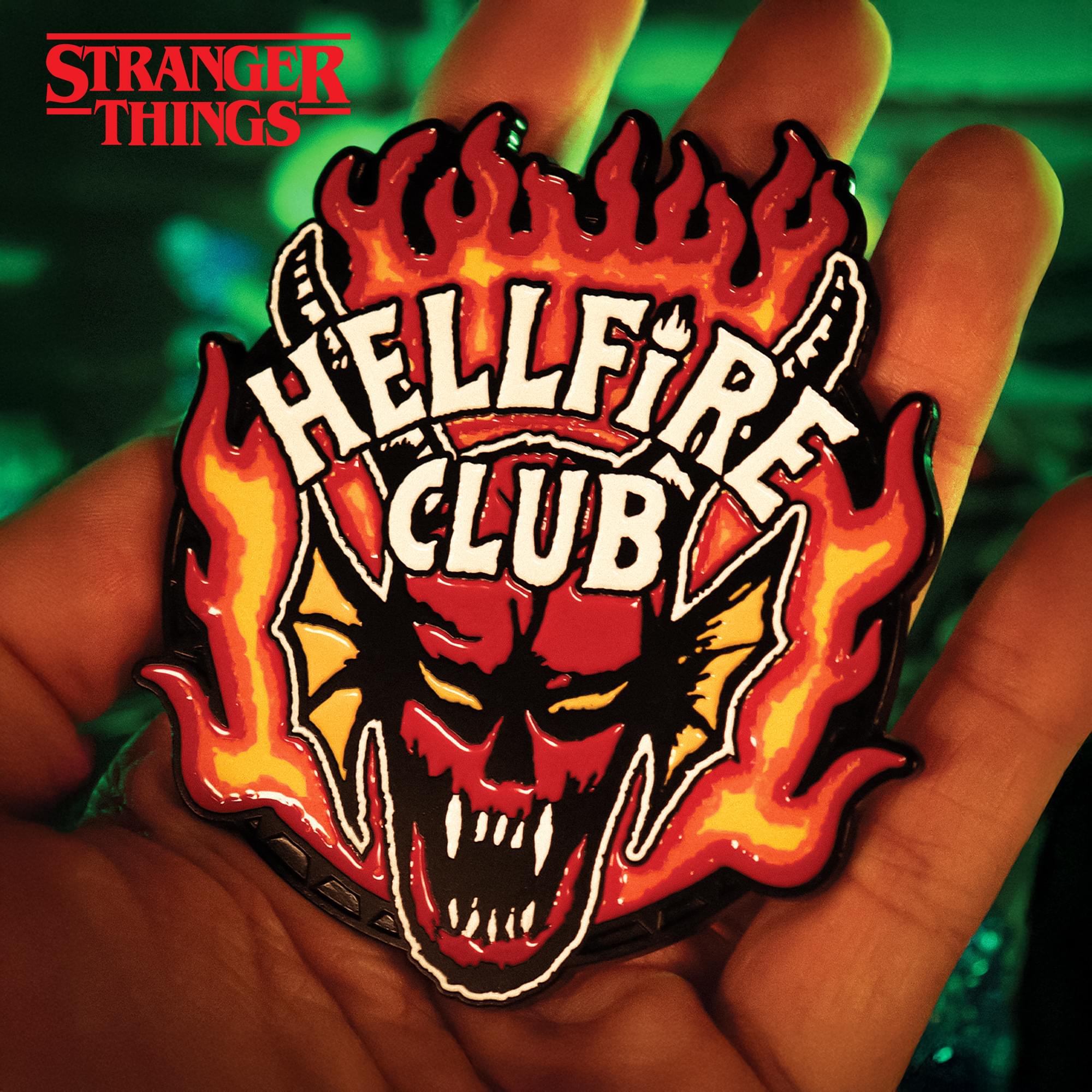 Stranger Things "Hellfire Club" Limited Edition Embossed Metal Medallion