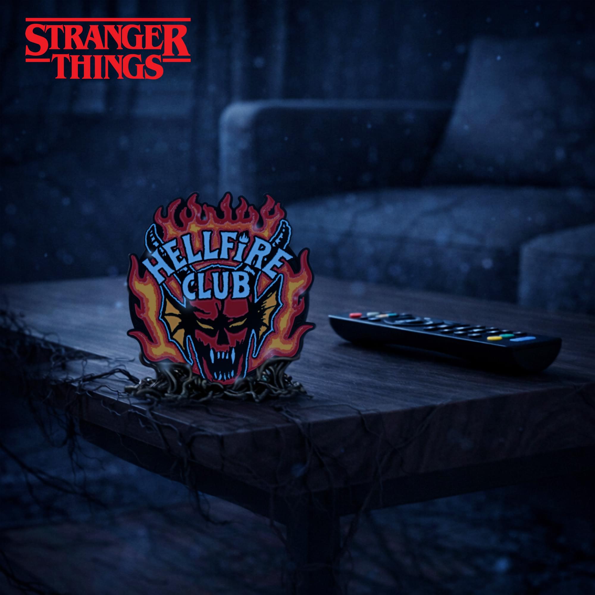 Stranger Things "Hellfire Club" Limited Edition Embossed Metal Medallion