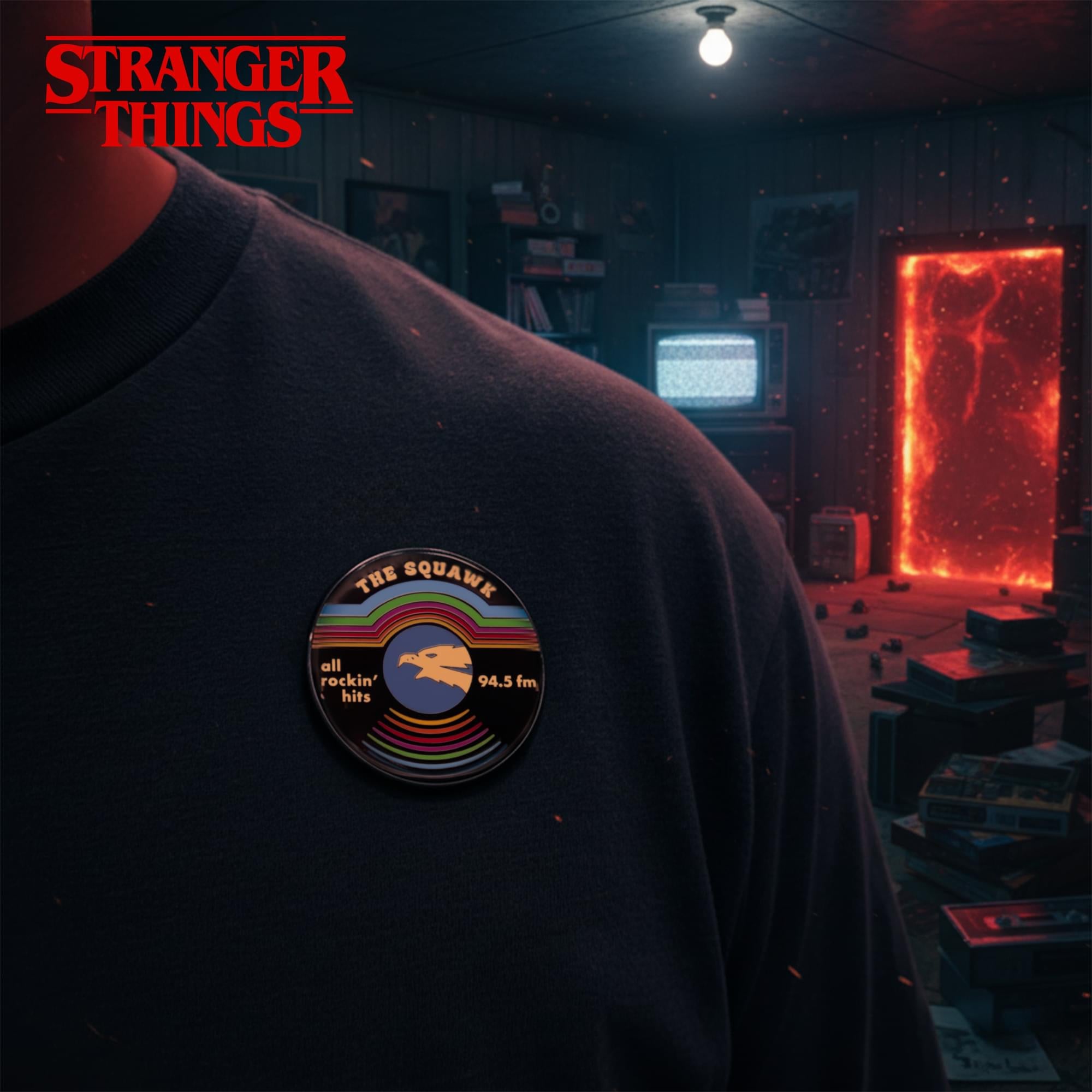 Stranger Things "The Squawk" Limited Edition Enamel Pin