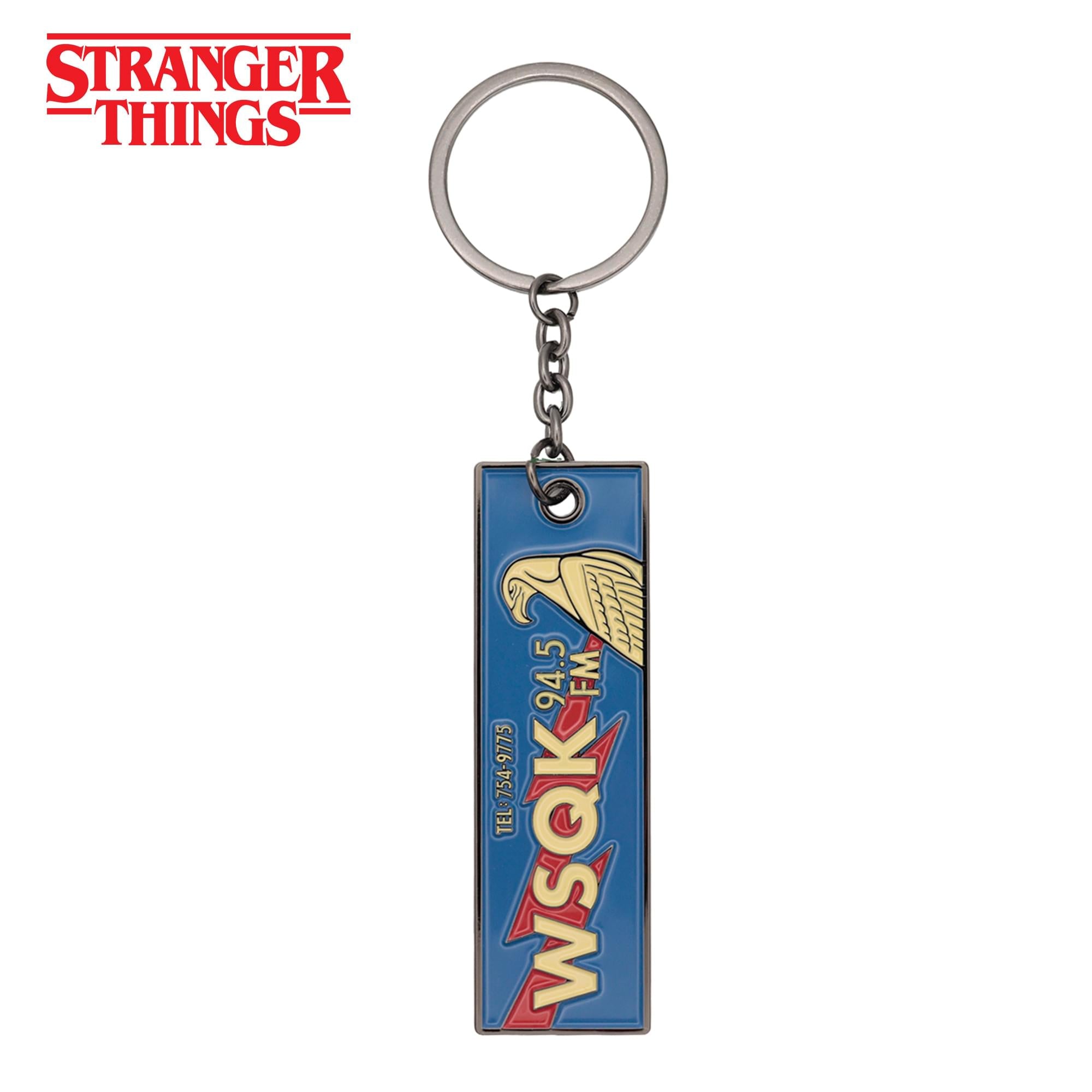 Stranger Things "The Squawk WSQK" Limited Edition Enamel Metal Keychain