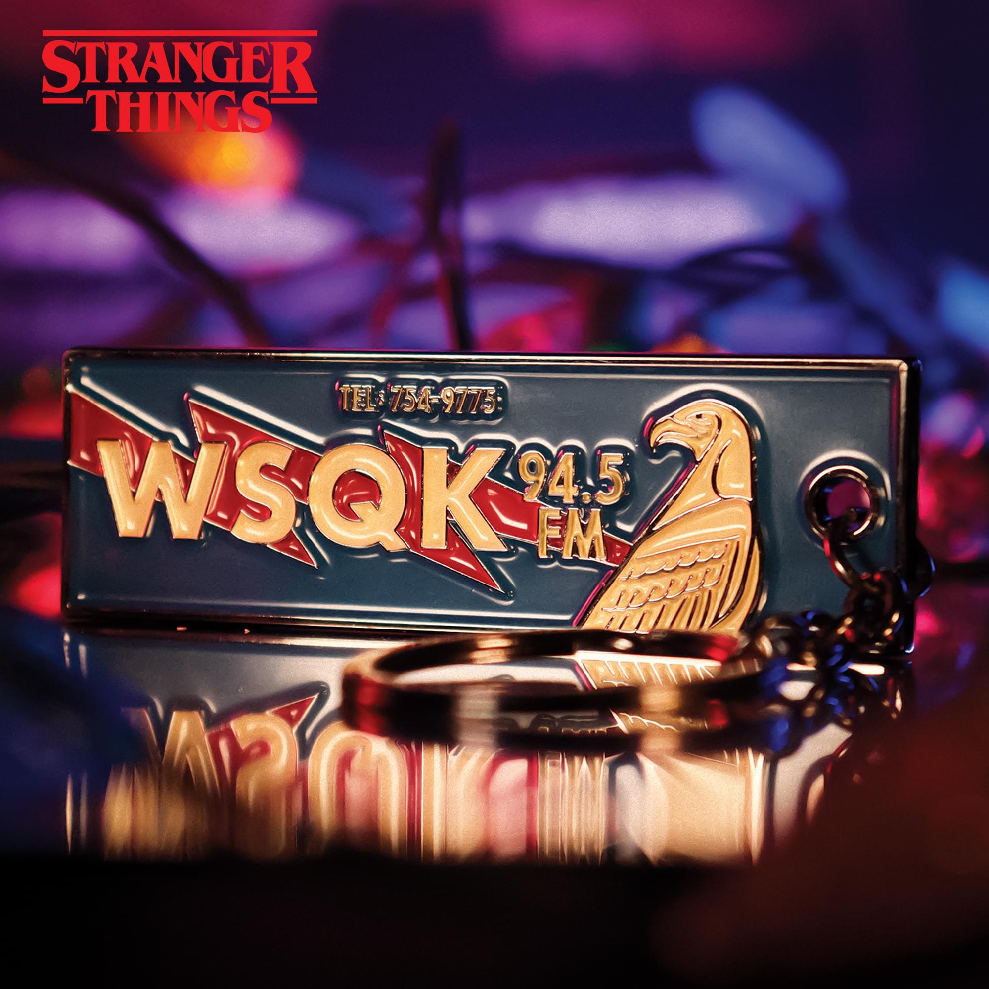 Stranger Things "The Squawk WSQK" Limited Edition Enamel Metal Keychain