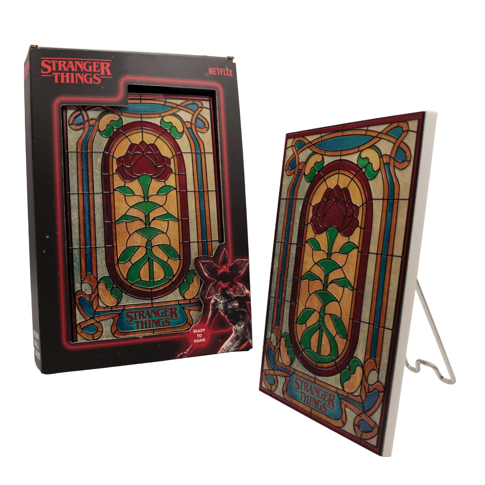 Stranger Things Creel House Stained-Glass Window Resin Plaque | 5 x 8 Inches