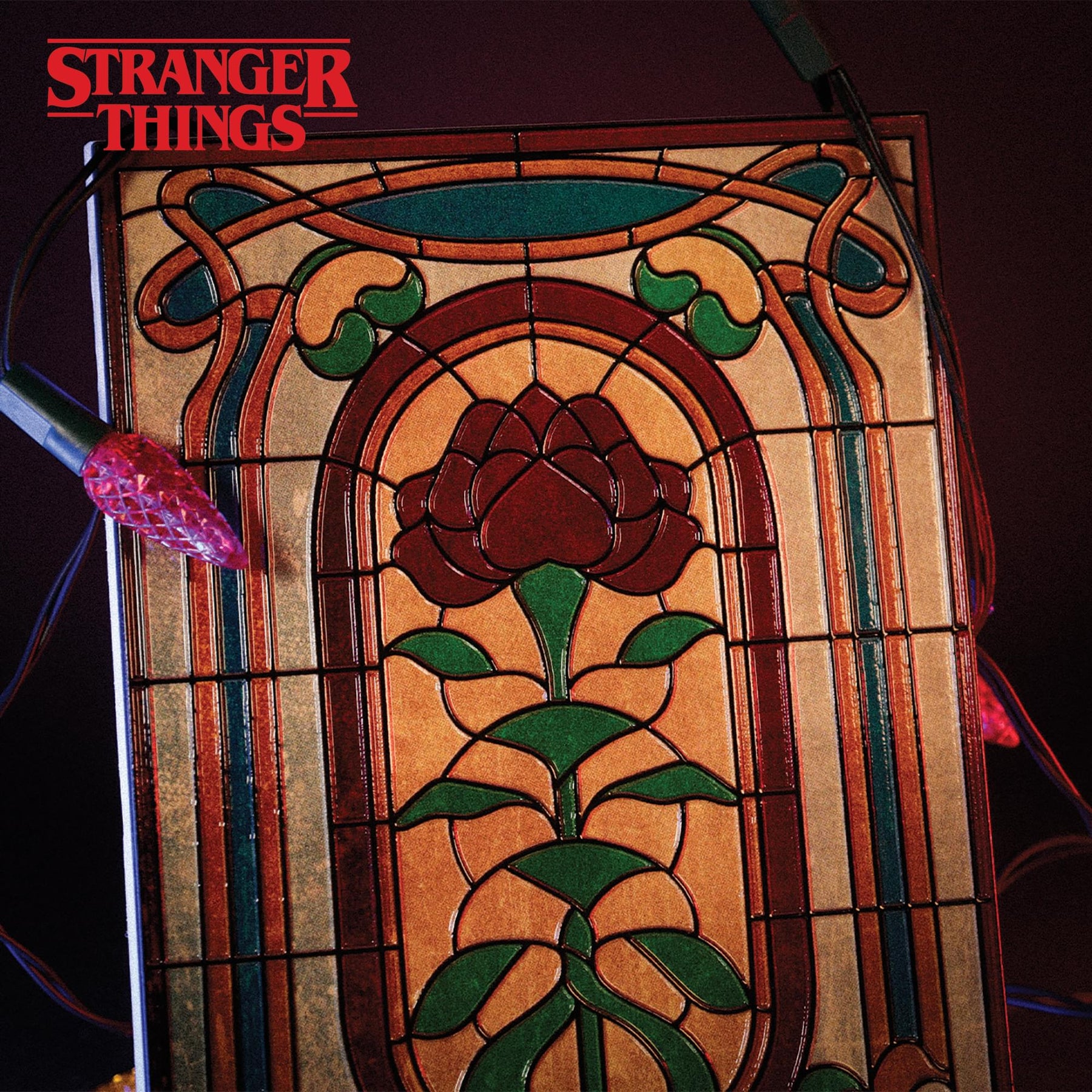 Stranger Things Creel House Stained-Glass Window Resin Plaque | 5 x 8 Inches
