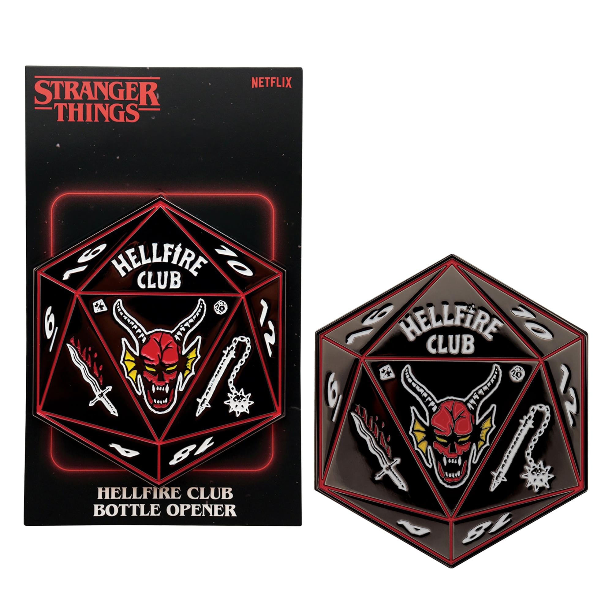 Stranger Things "Hellfire Club" Magnetic Metal Bottle Opener