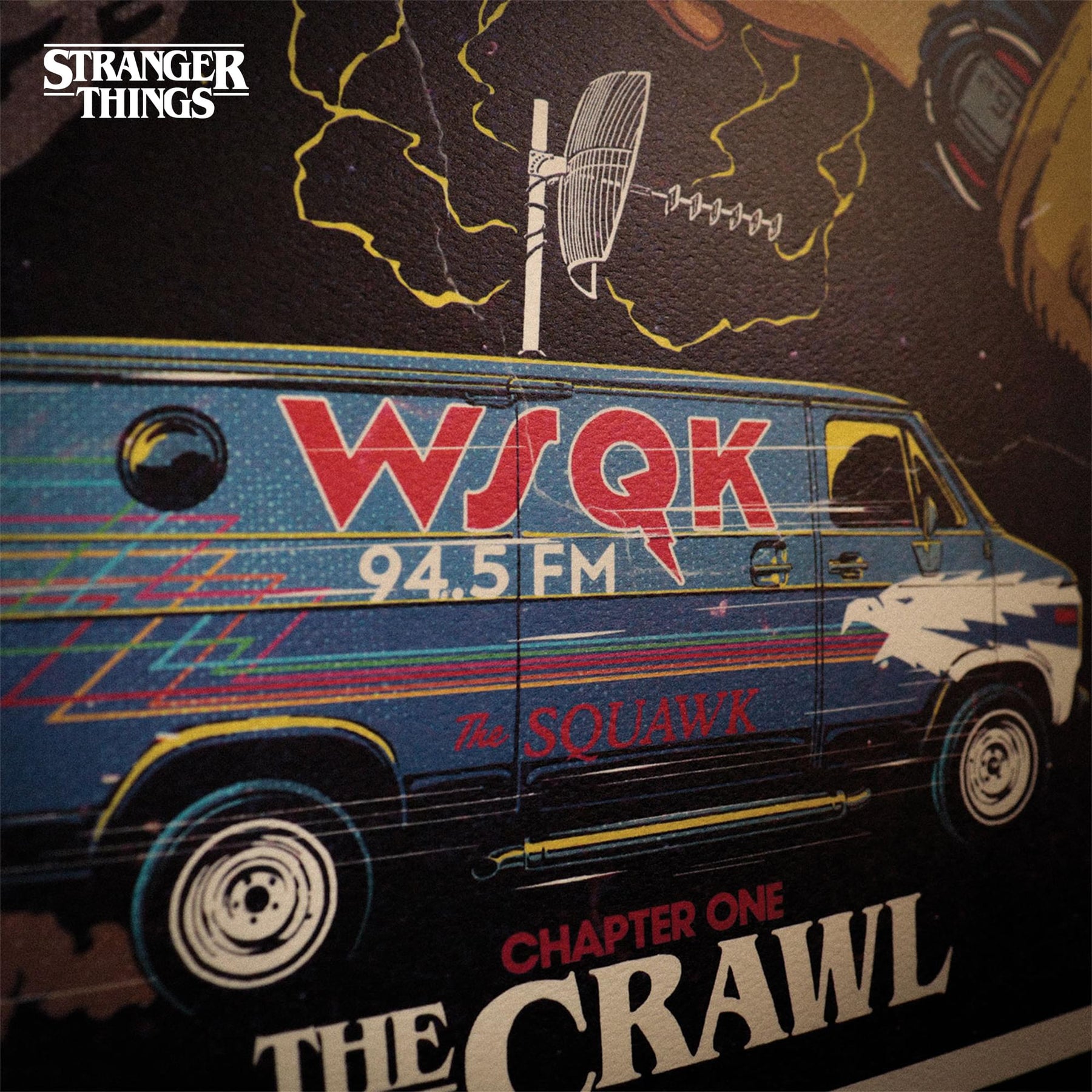 Stranger Things 5 "The Crawl" Limited Edition Numbered Art Print | A3 Size