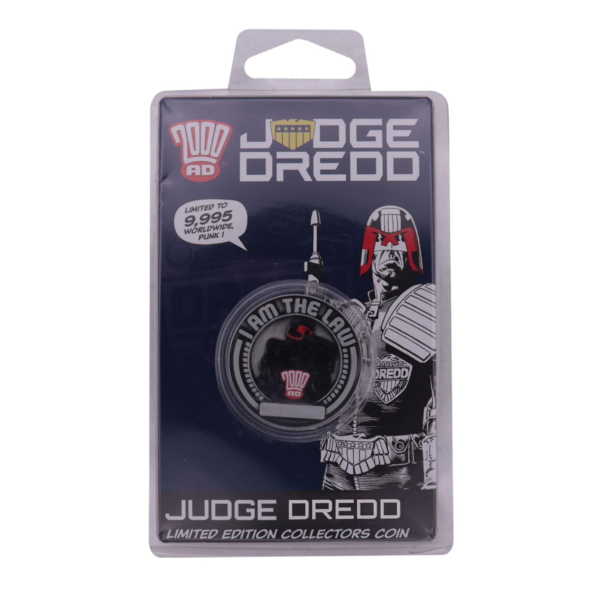 2000 AD Judge Dredd Mega-City One Limited Edition Embossed Collectible Coin