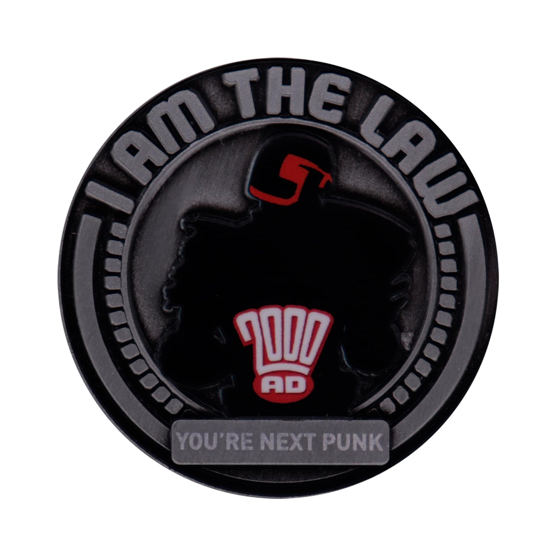 2000 AD Judge Dredd Mega-City One Limited Edition Embossed Collectible Coin