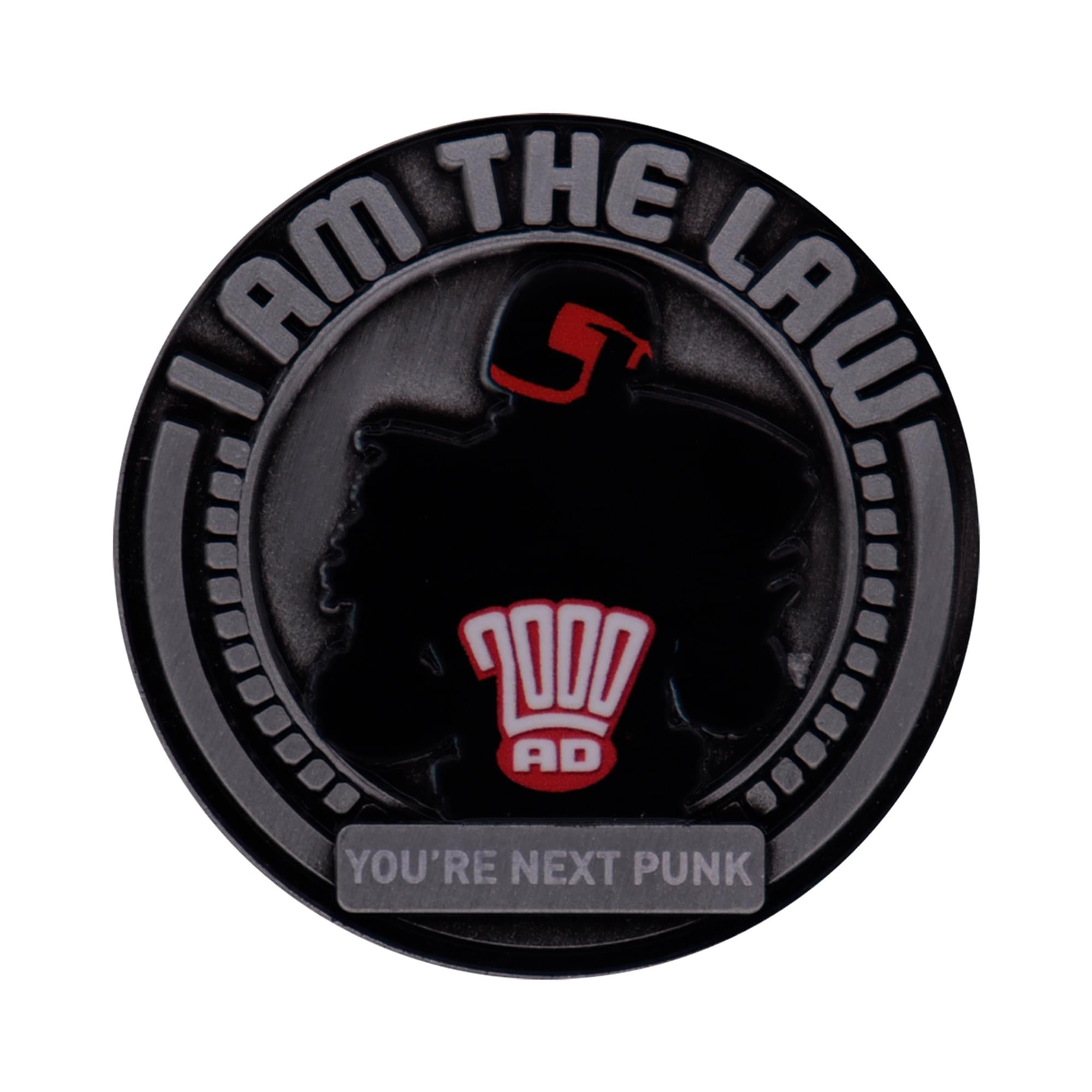 2000 AD Judge Dredd Mega-City One Limited Edition Embossed Collectible Coin