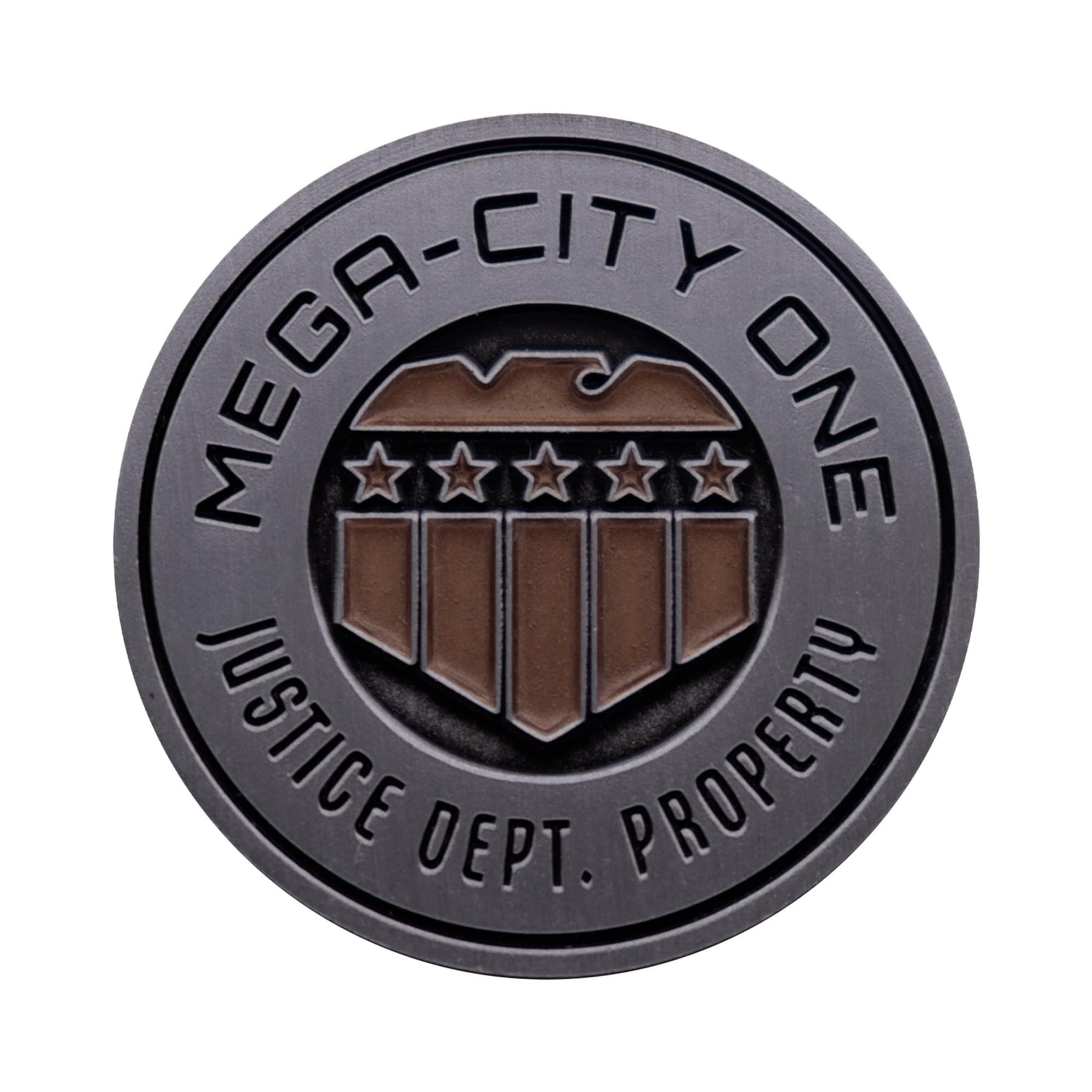 2000 AD Judge Dredd Mega-City One Limited Edition Embossed Collectible Coin