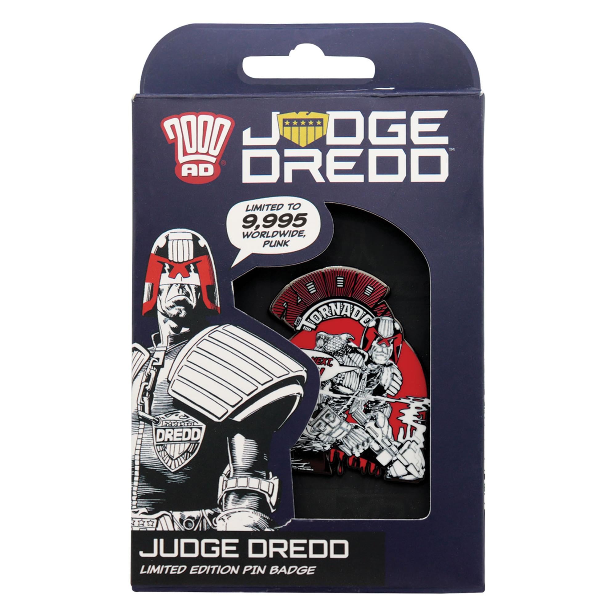 2000 AD Judge Dredd "You're Next Punk" Limited Edition Enamel Pin