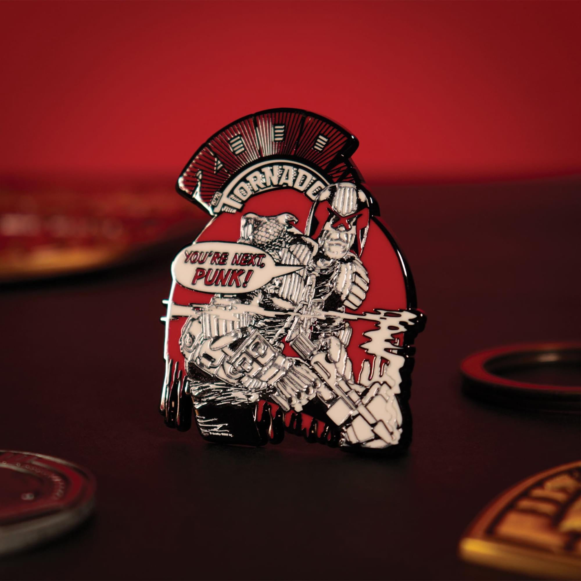 2000 AD Judge Dredd "You're Next Punk" Limited Edition Enamel Pin