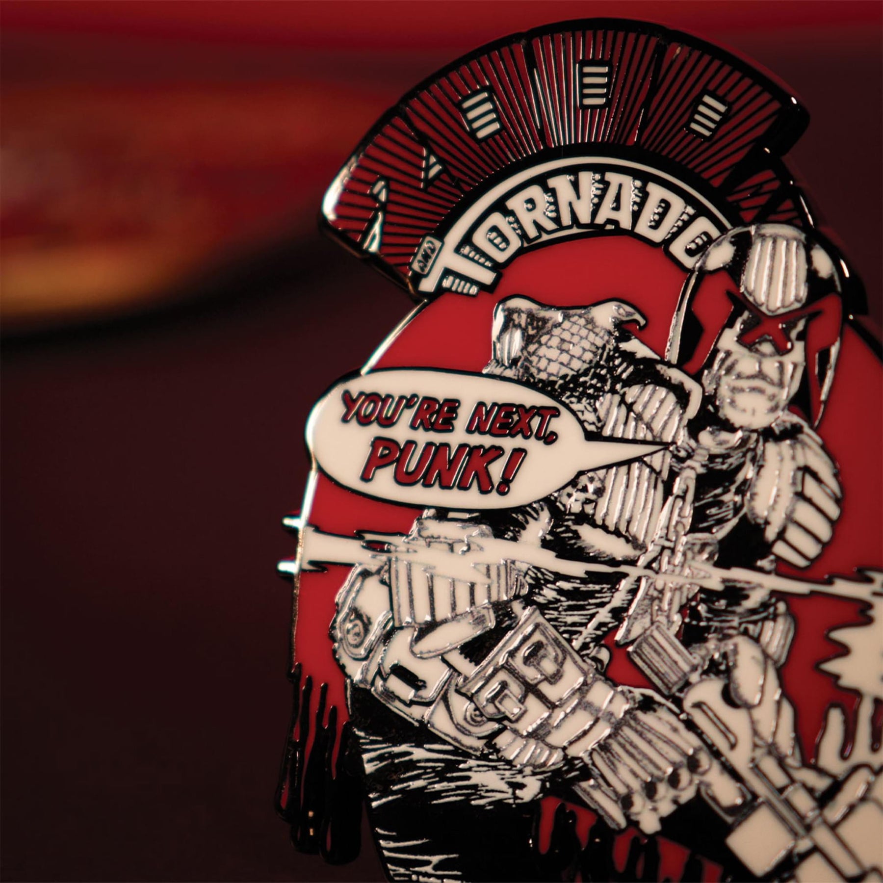 2000 AD Judge Dredd "You're Next Punk" Limited Edition Enamel Pin