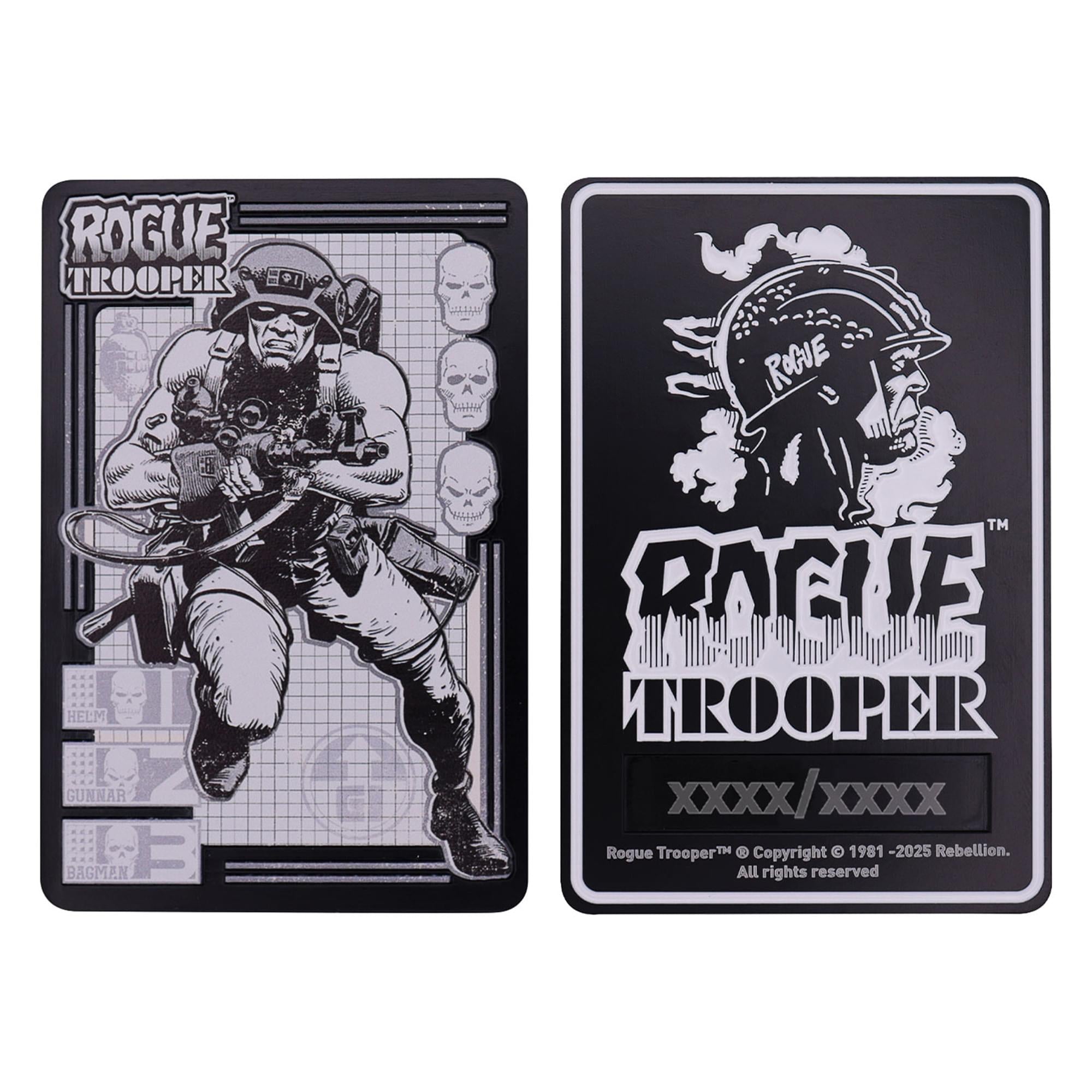 2000 AD Rogue Trooper Limited Edition Metal Ingot