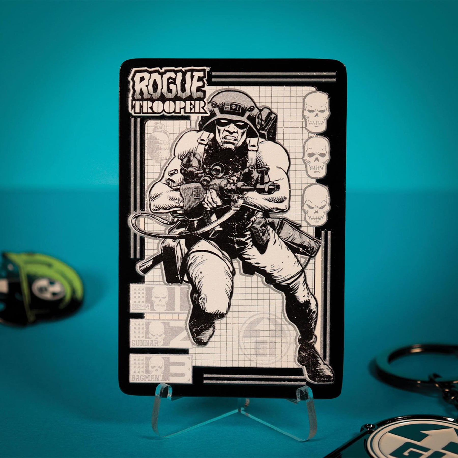 2000 AD Rogue Trooper Limited Edition Metal Ingot