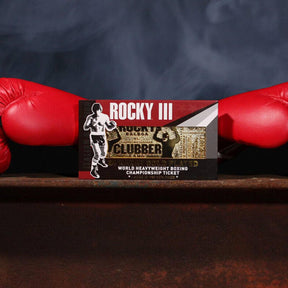 Rocky III Limited Edition 24k Gold Plated Fight Ticket