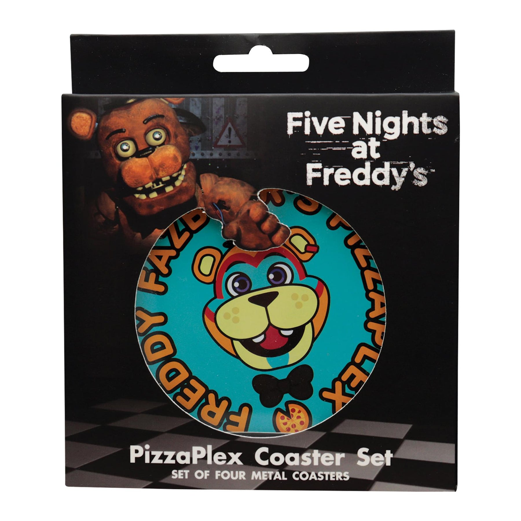 Five Nights at Freddy's 4-Piece Printed Drink Coaster Set