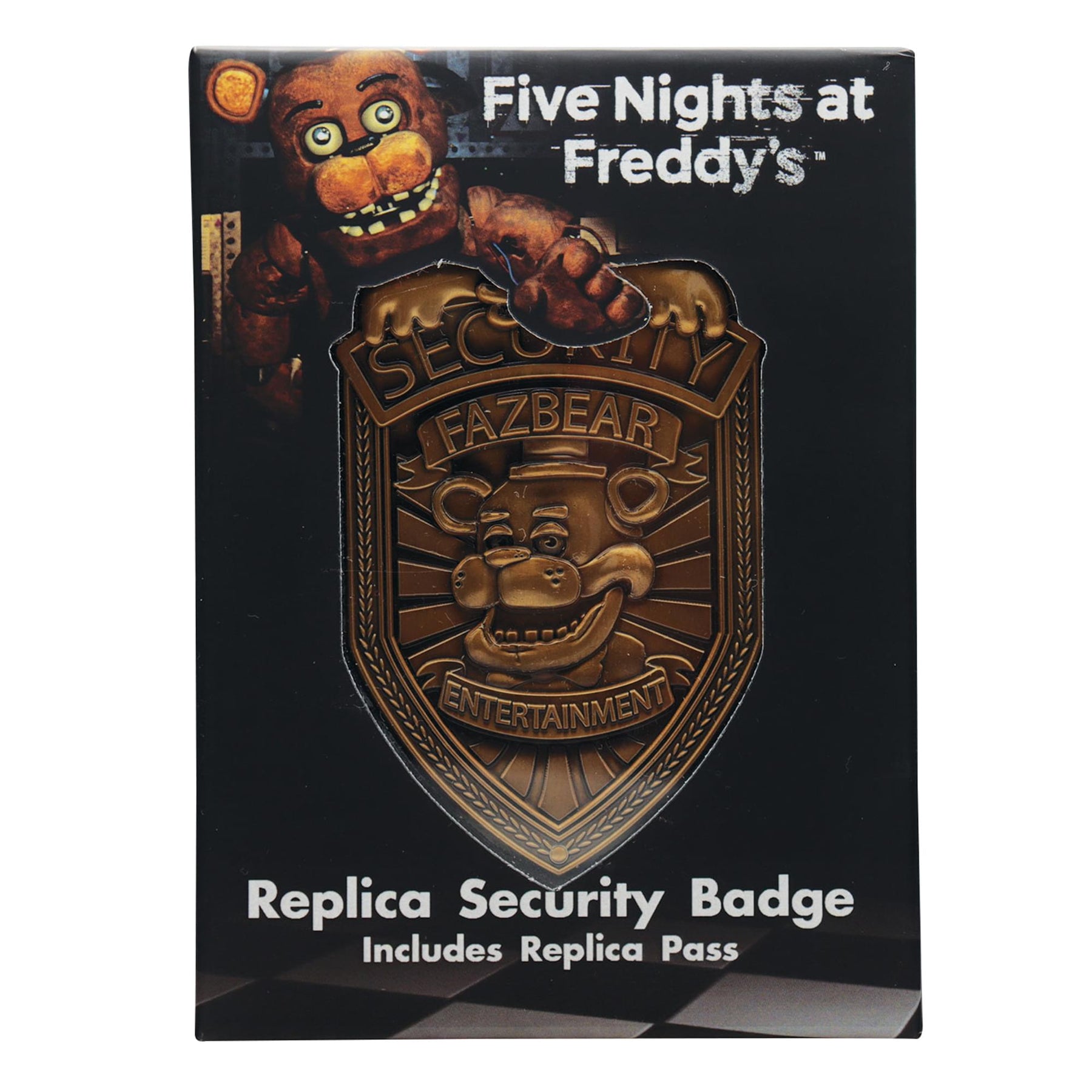 Five Nights at Freddy's Security Badge Metal Replica